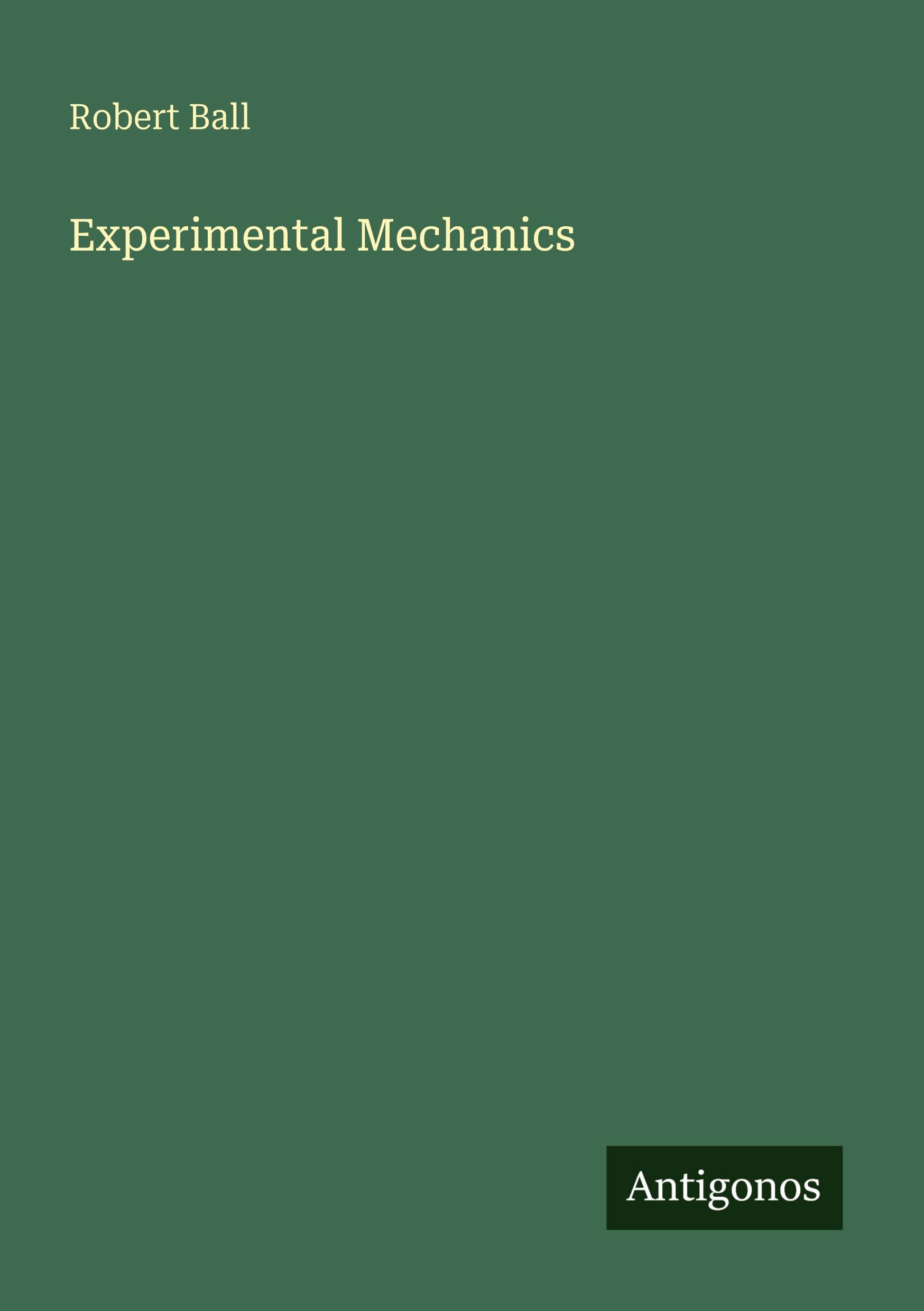 Vorderes Coverbild Experimental Mechanics
