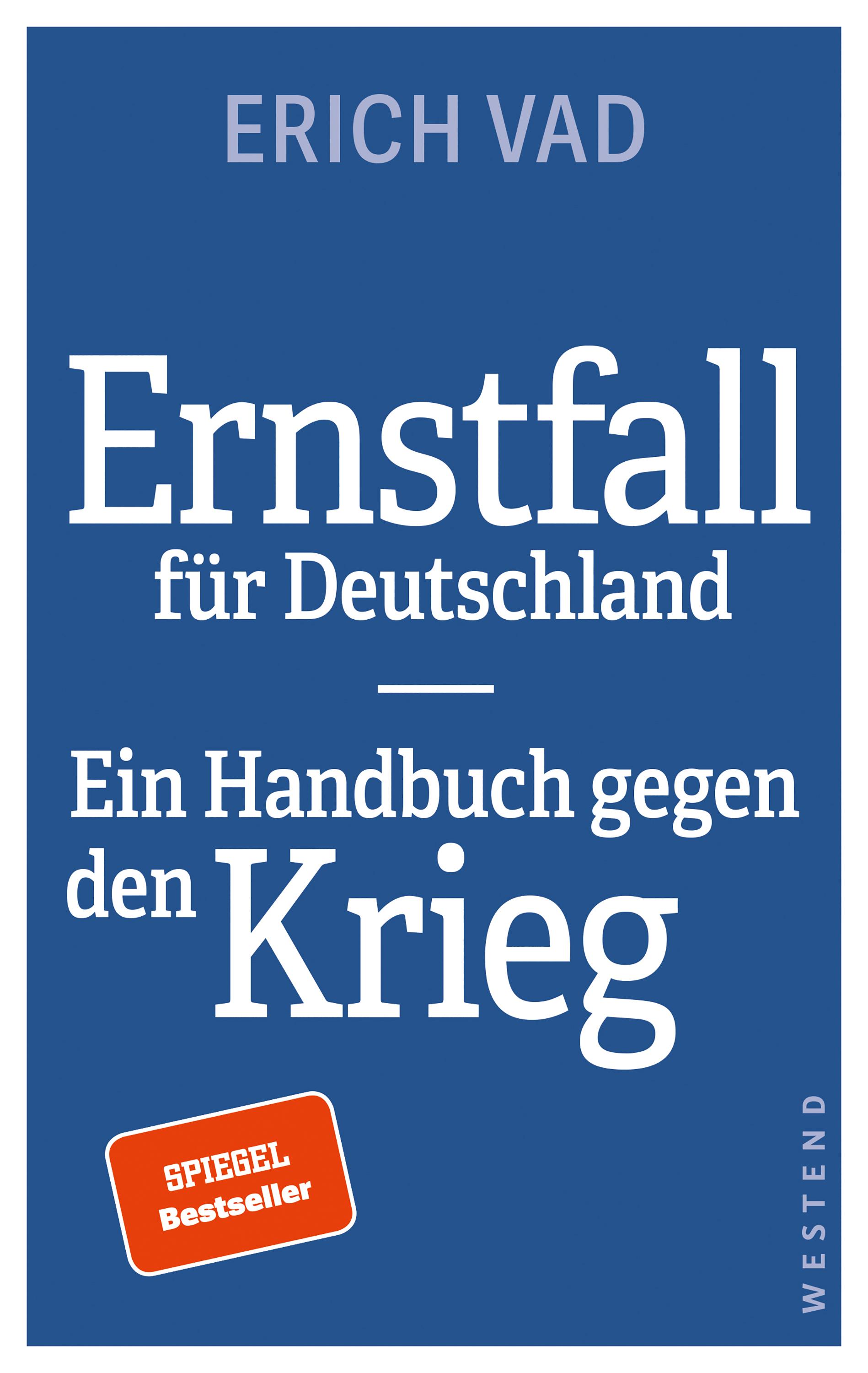 Vorderes Coverbild Ernstfall für Deutschland