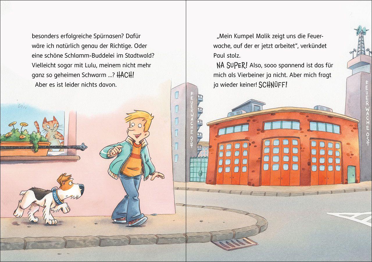 Beispielinhalt (Bild) Kommissar Pfote (Band 8) - Jagd nach dem Feuerteufel