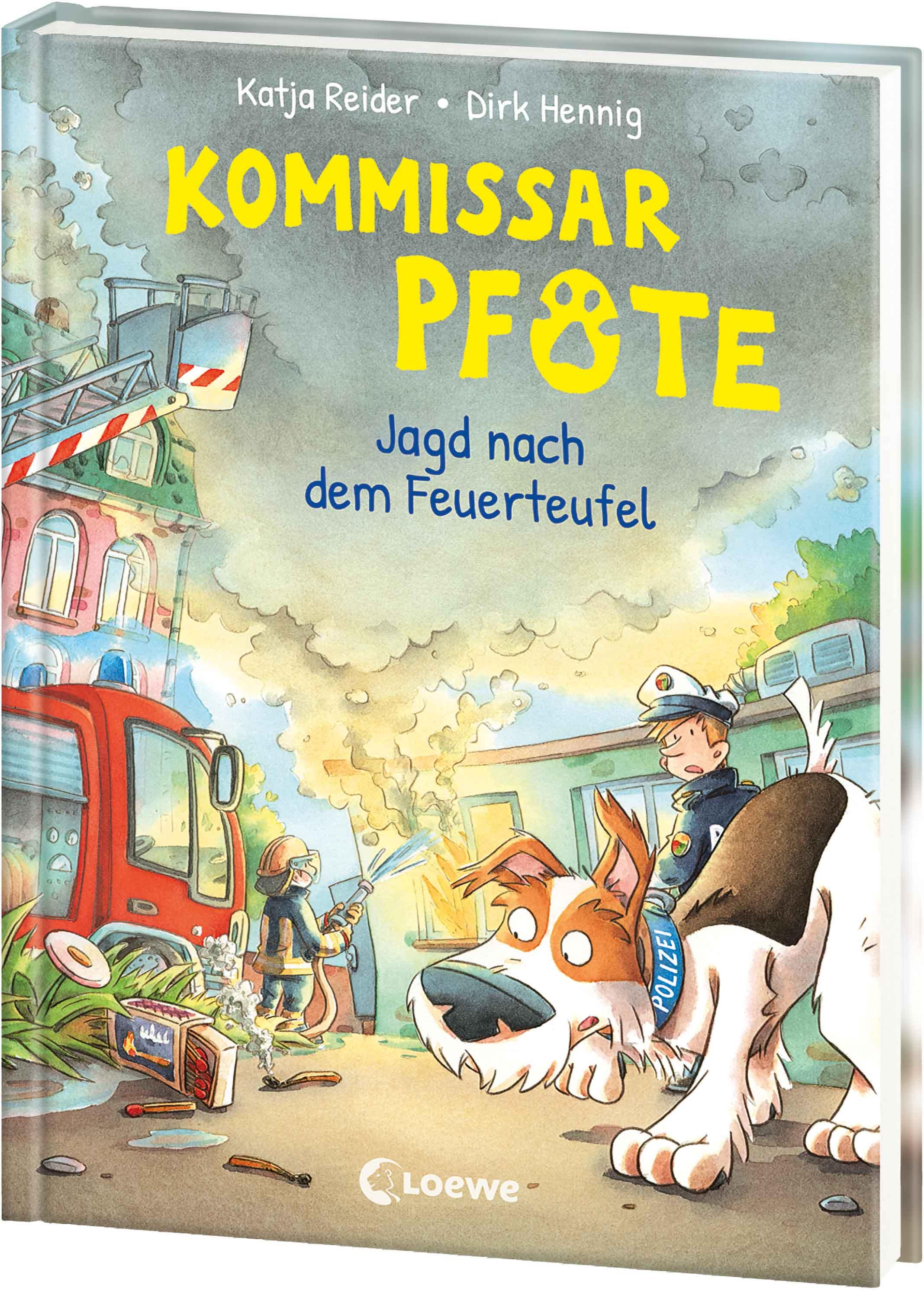 Vorderes Coverbild Kommissar Pfote (Band 8) - Jagd nach dem Feuerteufel