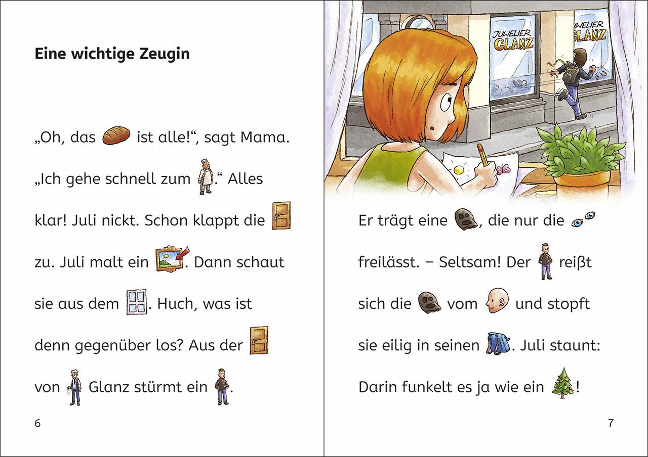 Beispielinhalt (Bild) Bildermaus - Geschichten von der Polizei