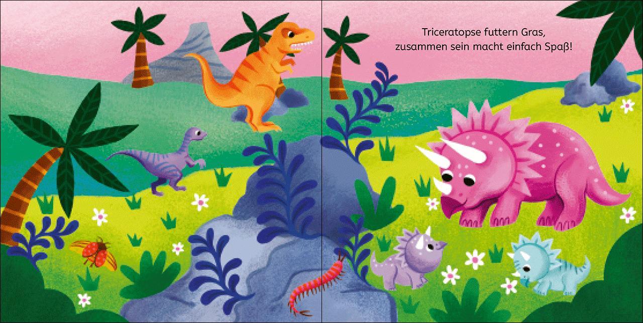 Beispielinhalt (Bild) Schau mal, was passiert! Dinosaurier