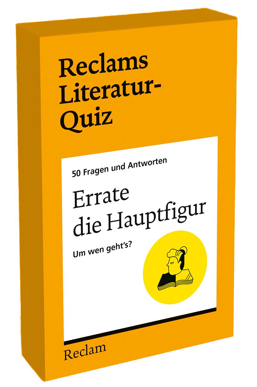 Vorderes Coverbild Errate die Hauptfigur. Um wen geht's? 50 Fragen und Antworten für Büchermenschen