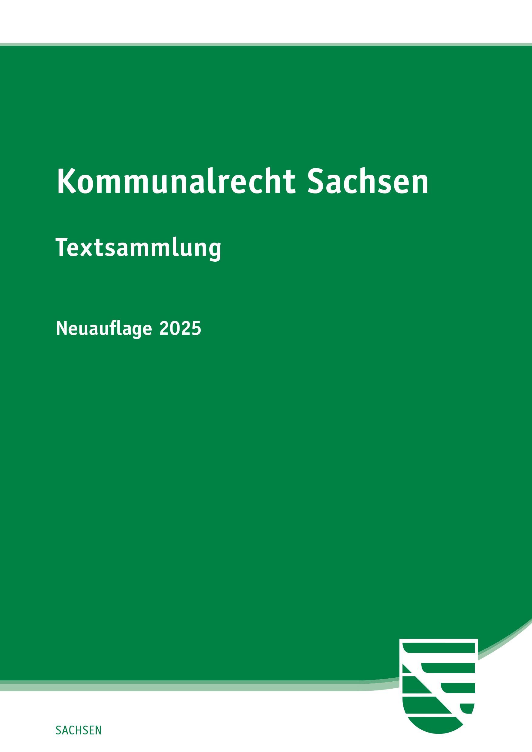 Vorderes Coverbild Kommunalrecht Sachsen
