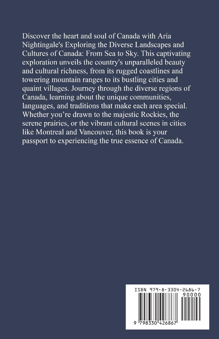 Rückseitencover Exploring the Diverse Landscapes and Cultures of Canada