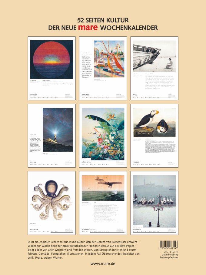 Beispielinhalt (Bild) mare Kulturkalender 2026