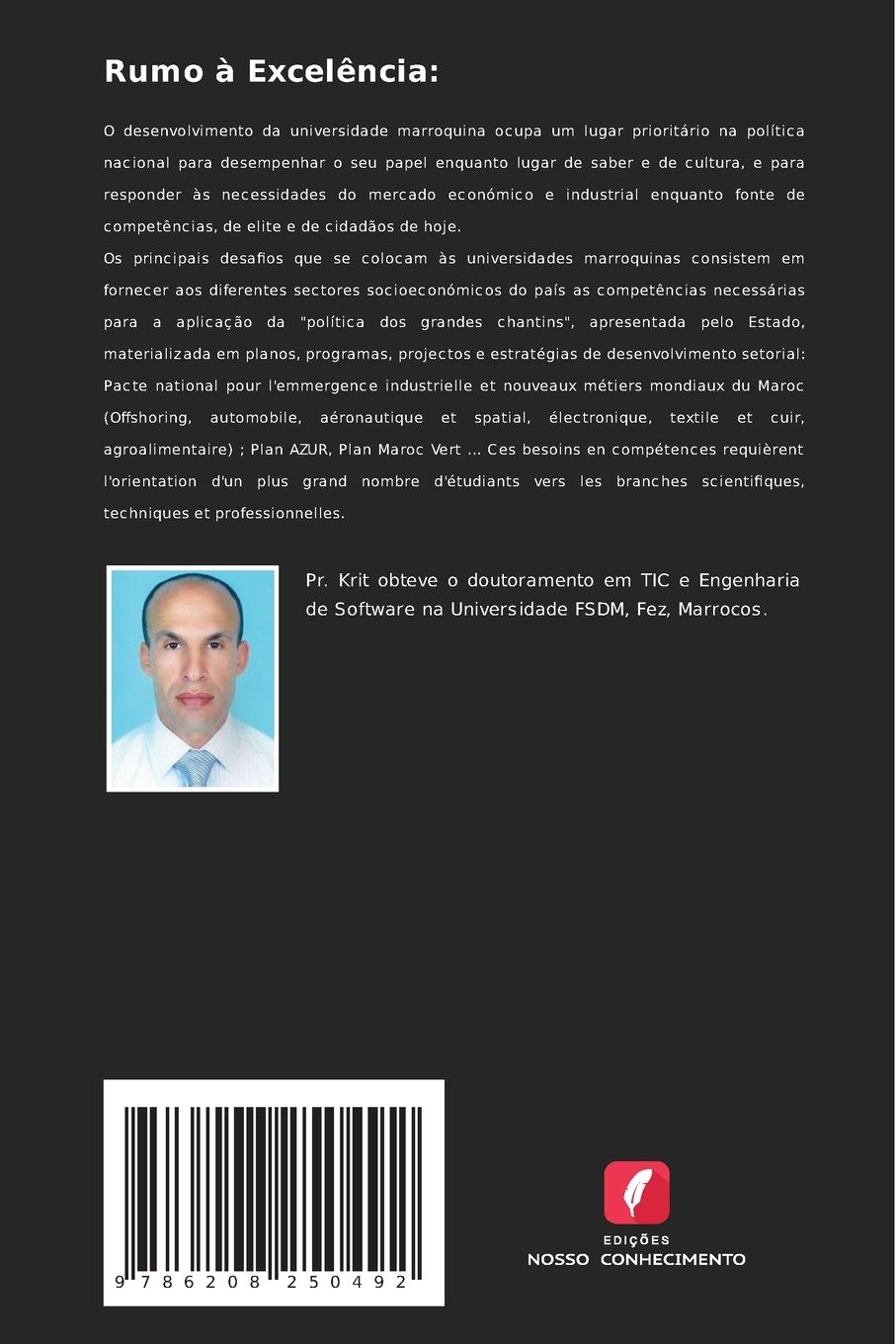 Rückseitencover Rumo à Excelência: