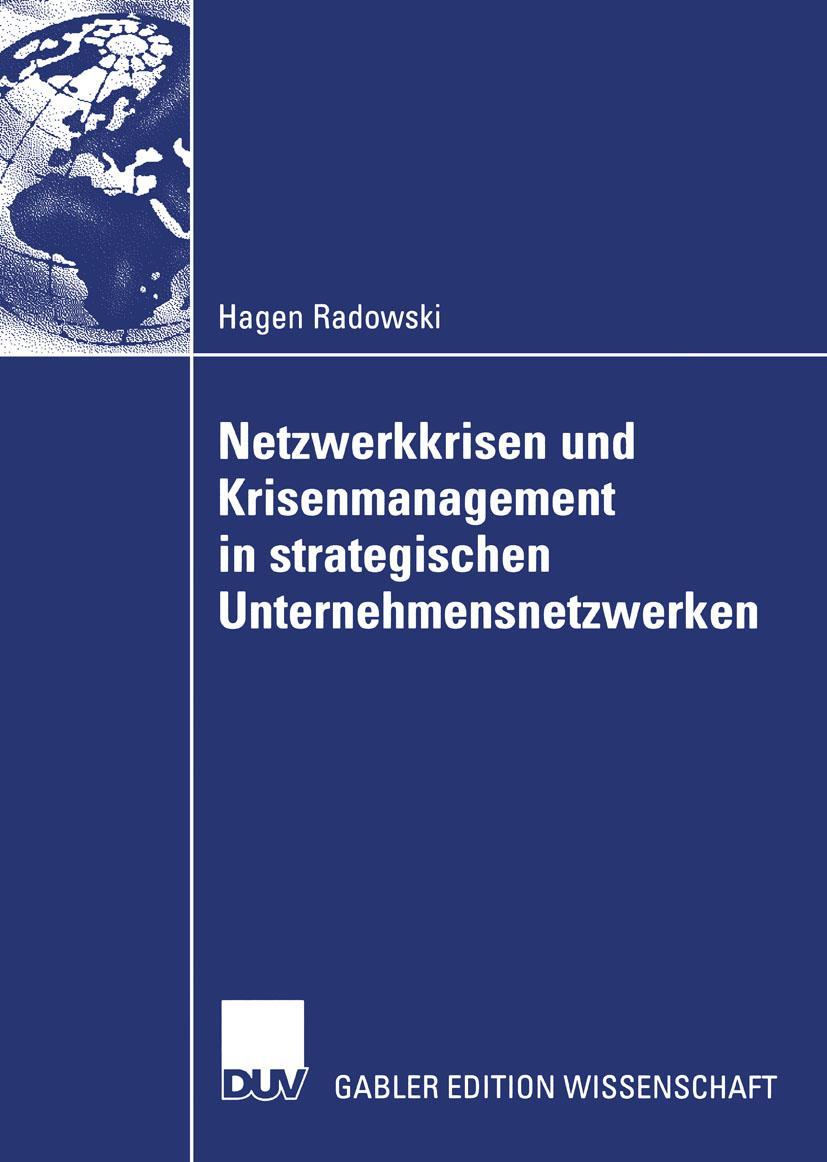 Vorderes Coverbild Netzwerkkrisen und Krisenmanagement in strategischen Unternehmensnetzwerken