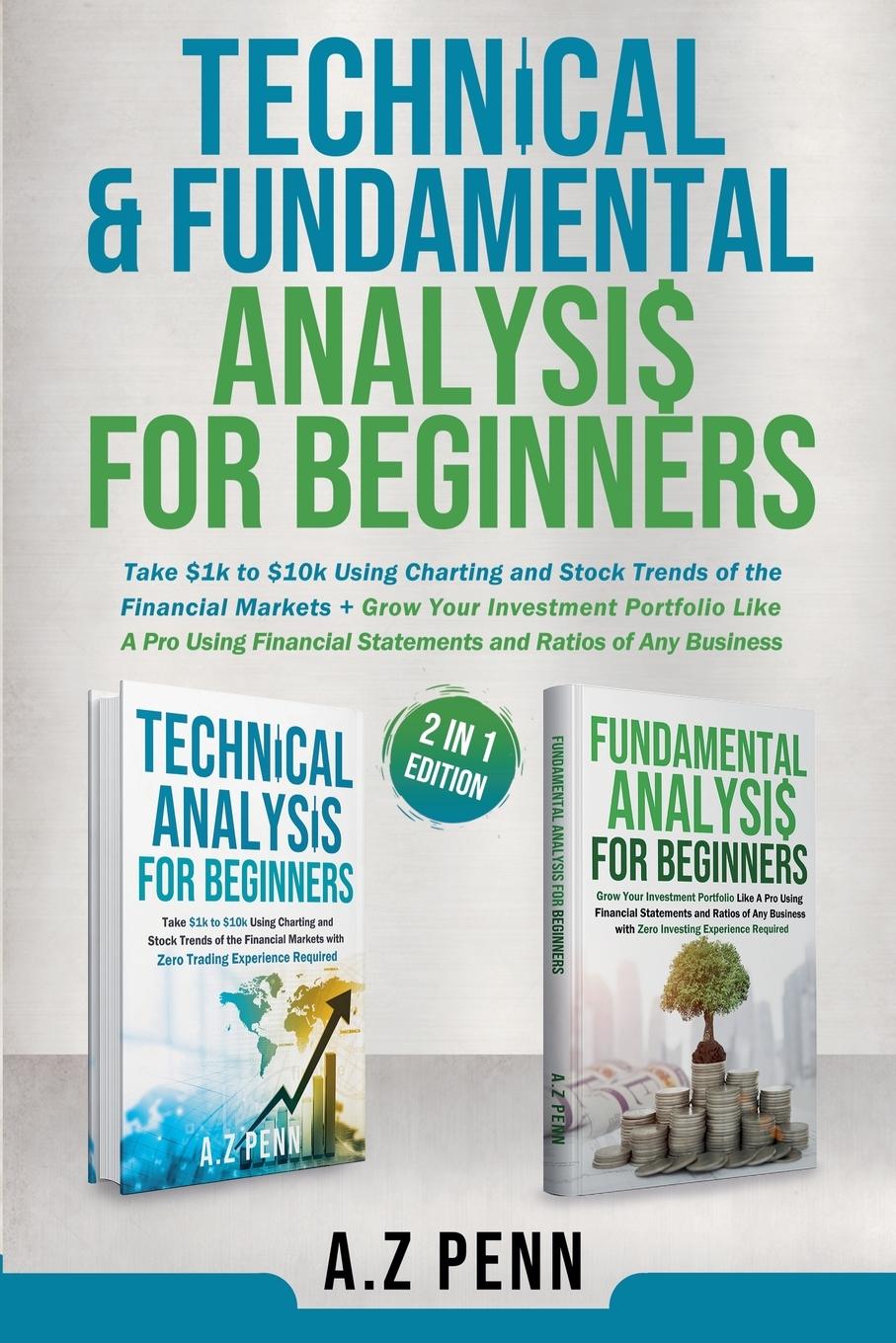 Vorderes Coverbild Technical & Fundamental Analysis for Beginners 2 in 1 Edition