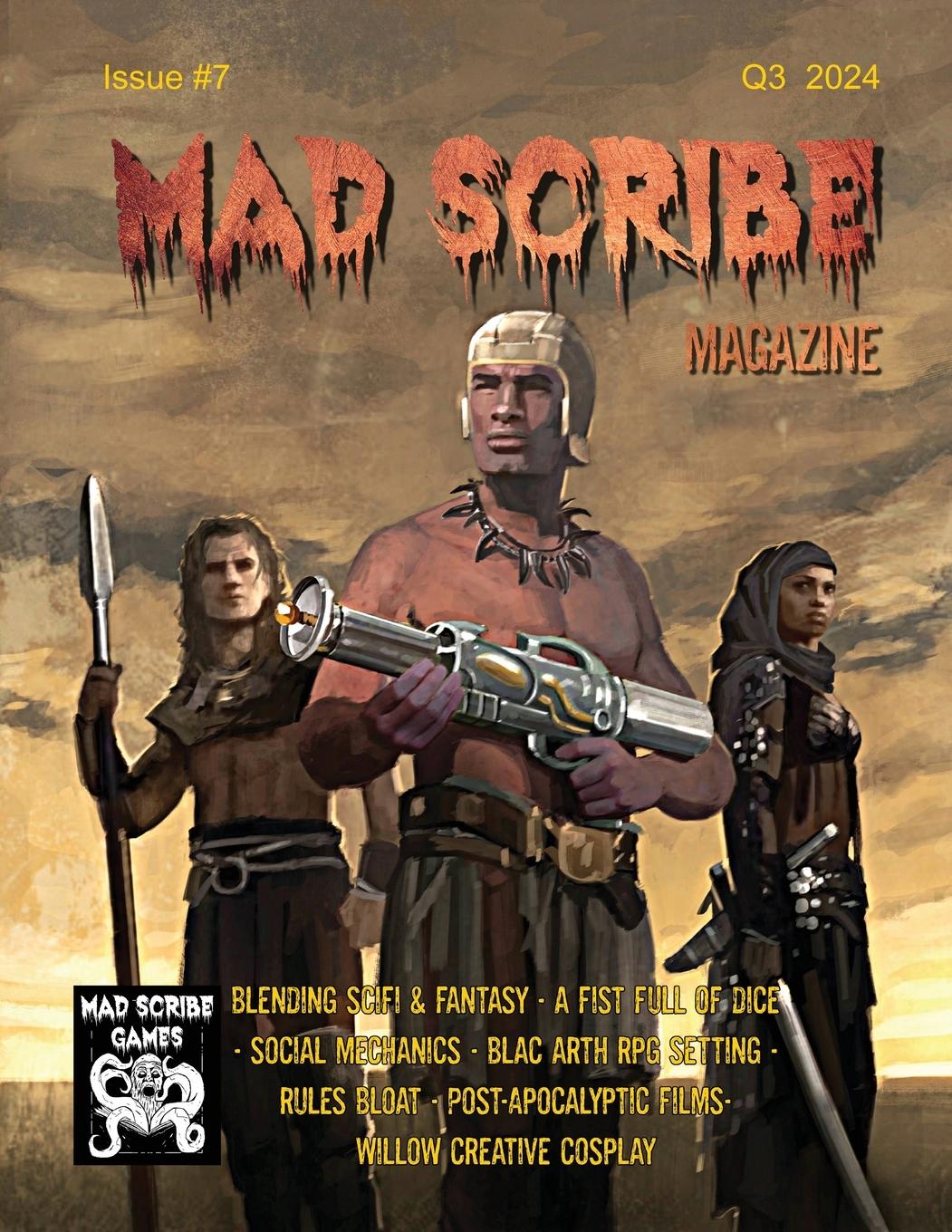 Vorderes Coverbild Mad Scribe Magazine issue #7