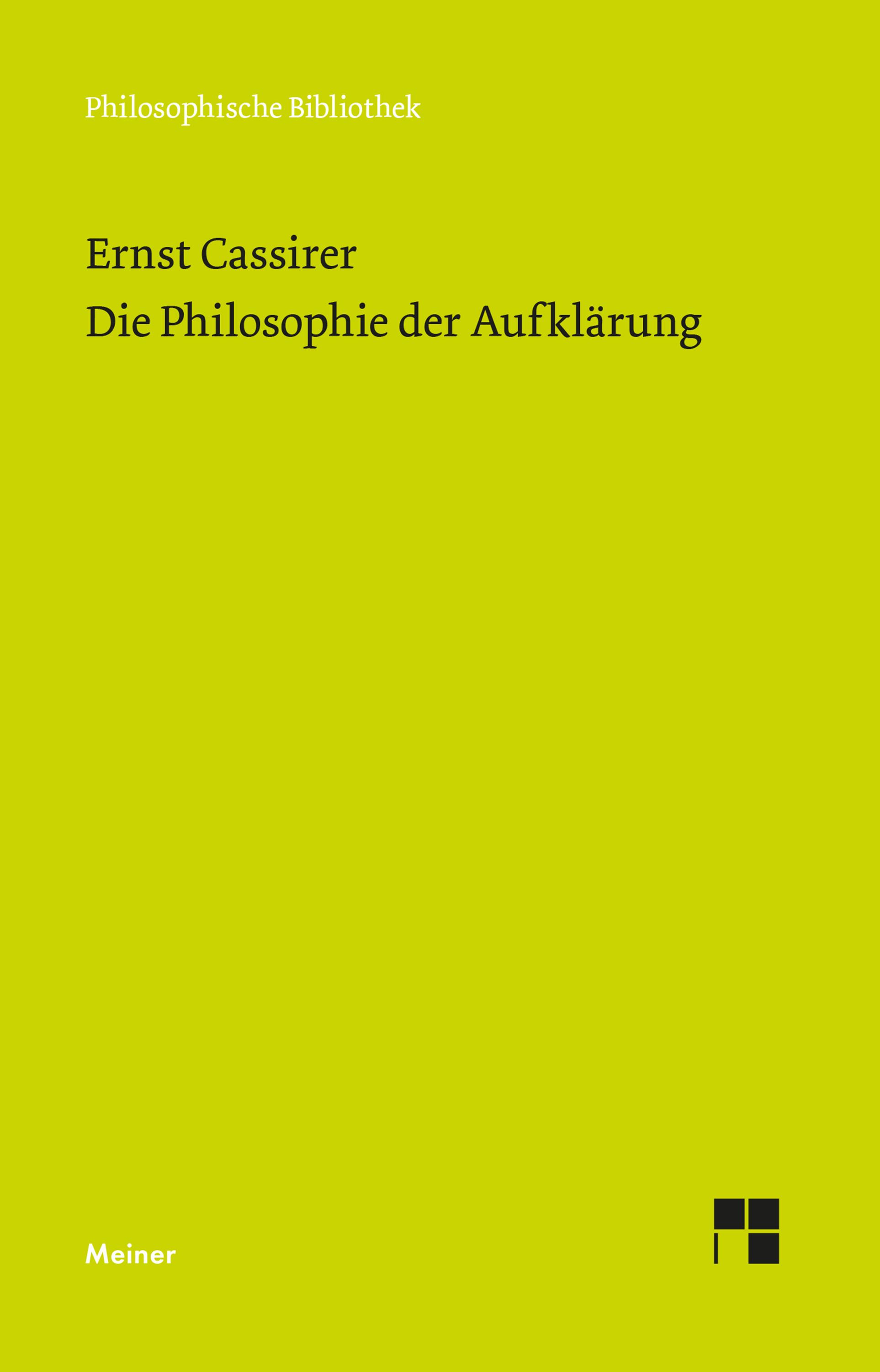 Vorderes Coverbild Die Philosophie der Aufklärung