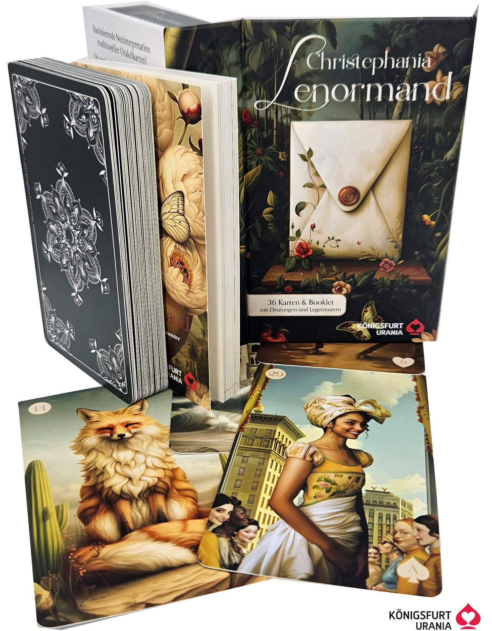 Vorderes Coverbild Christephania Lenormand - 36 Karten & Booklet
