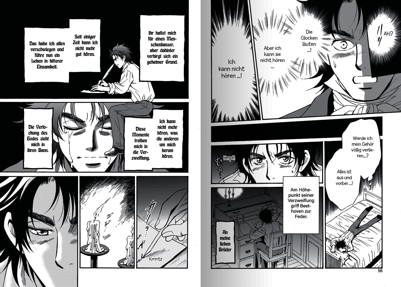 Beispielinhalt (Bild) MANGA-Biografien - Beethoven