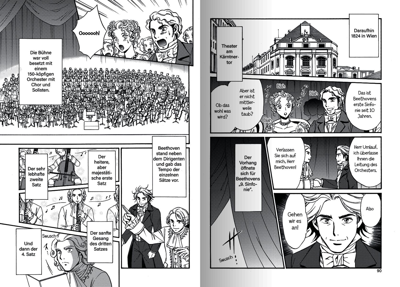 Beispielinhalt (Bild) MANGA-Biografien - Beethoven