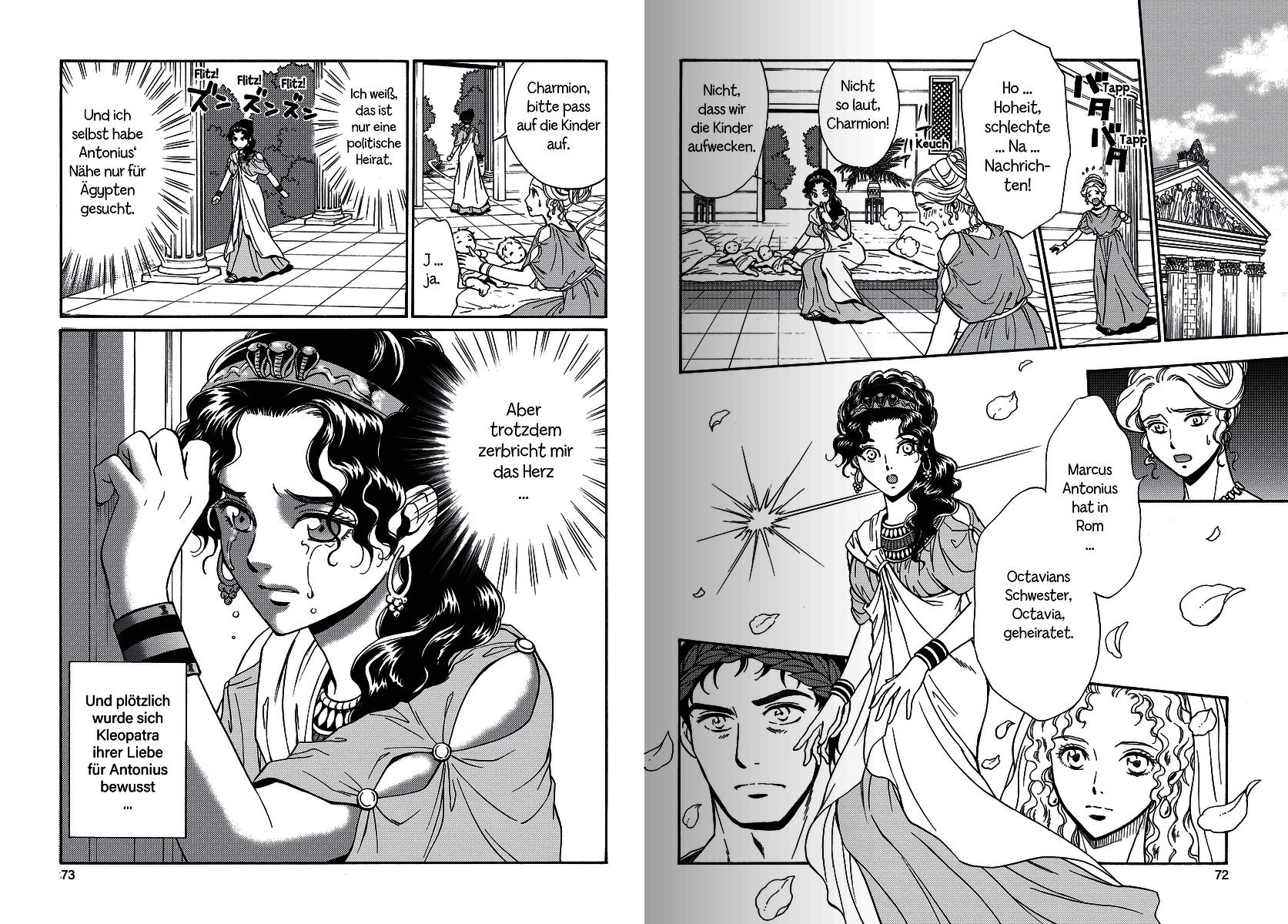 Beispielinhalt (Bild) MANGA-Biografien - Kleopatra