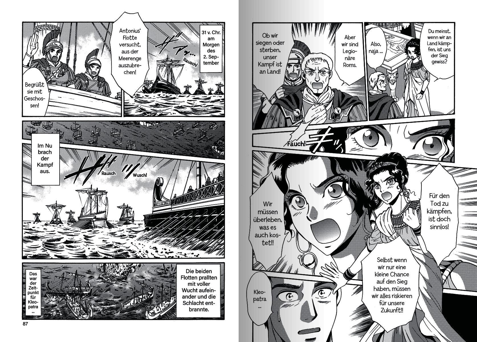 Beispielinhalt (Bild) MANGA-Biografien - Kleopatra