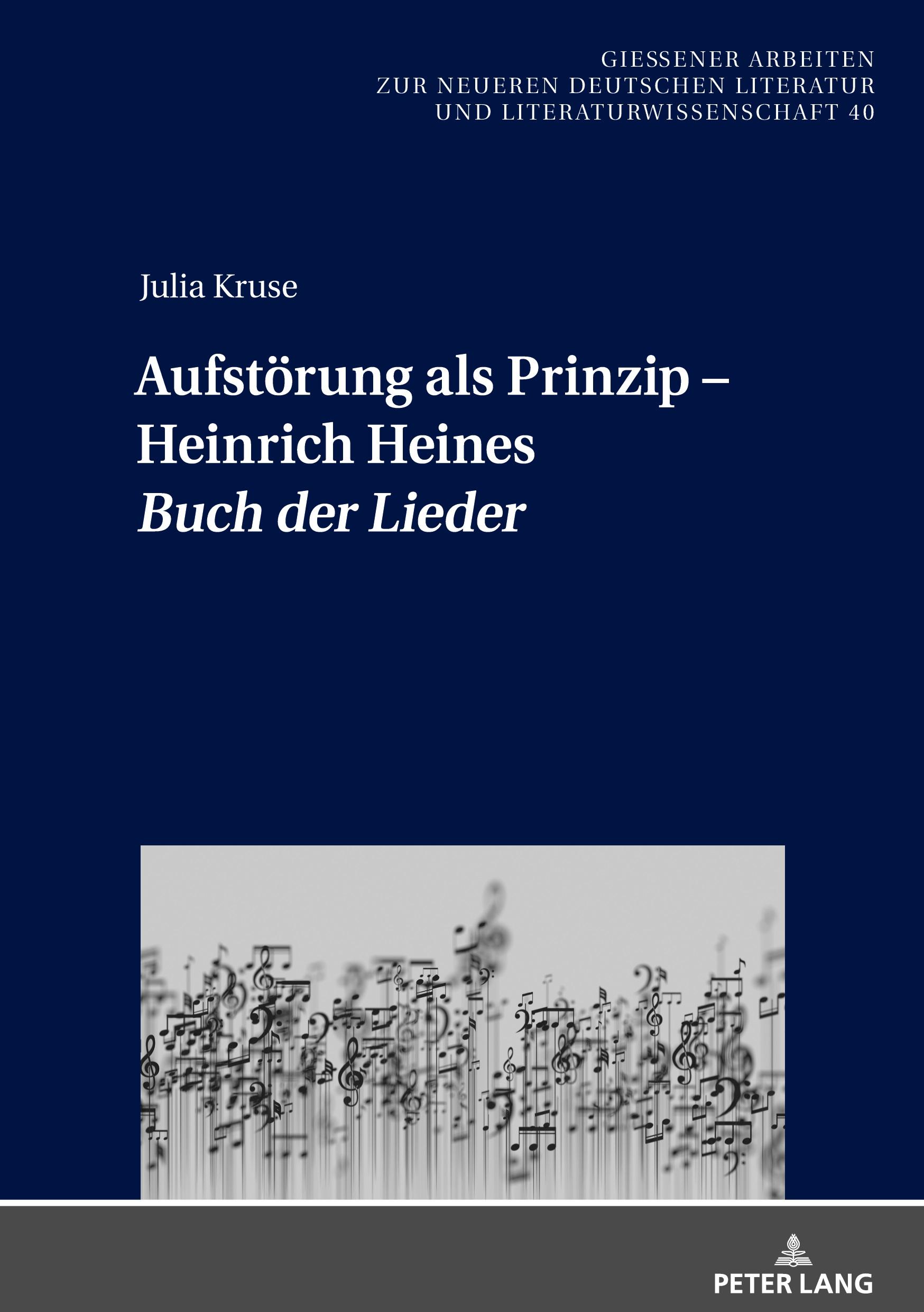 Vorderes Coverbild Aufstörung als Prinzip - Heinrich Heines 'Buch der Lieder'