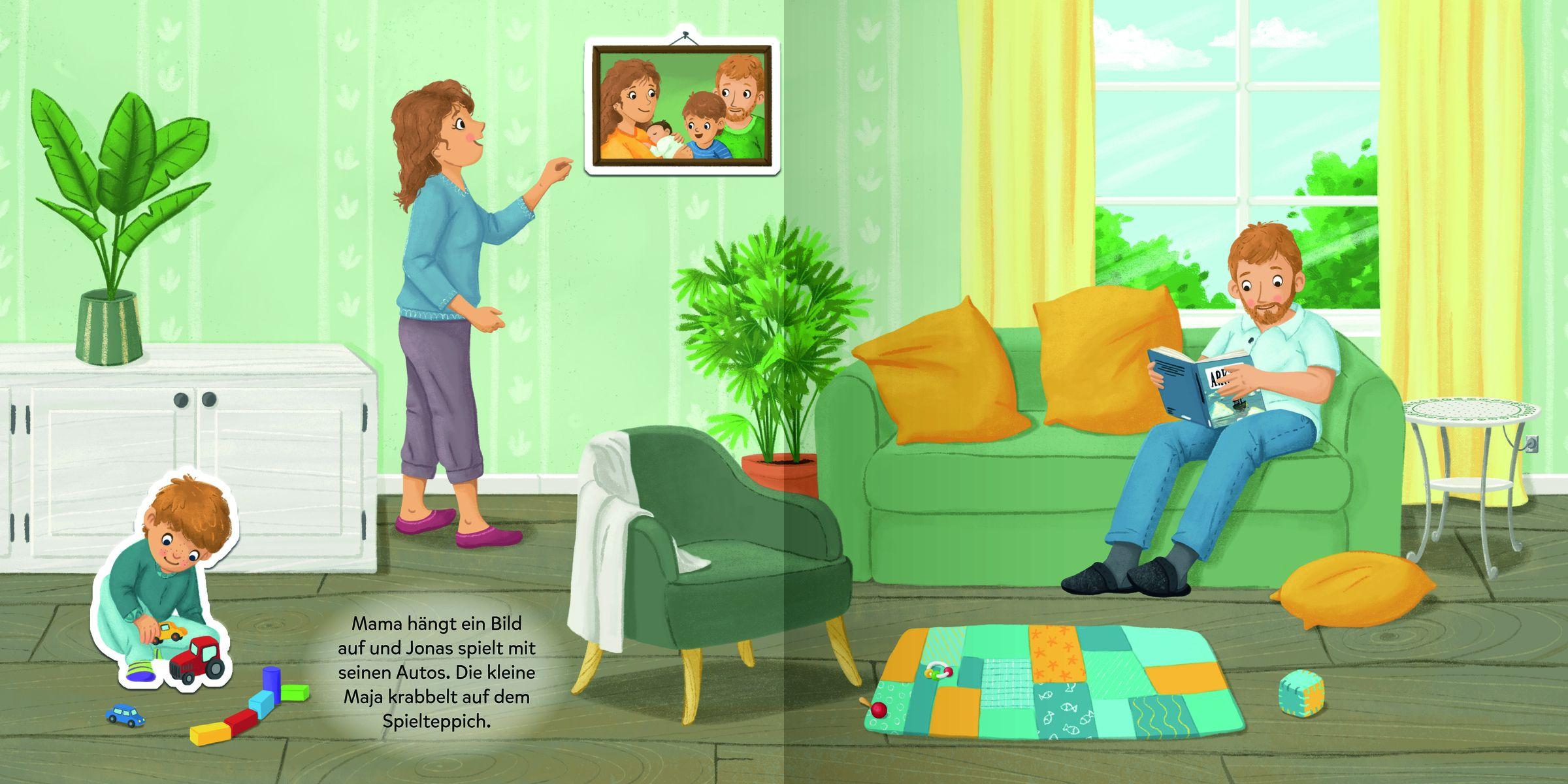 Beispielinhalt (Bild) Mein Magnetbuch zu Hause