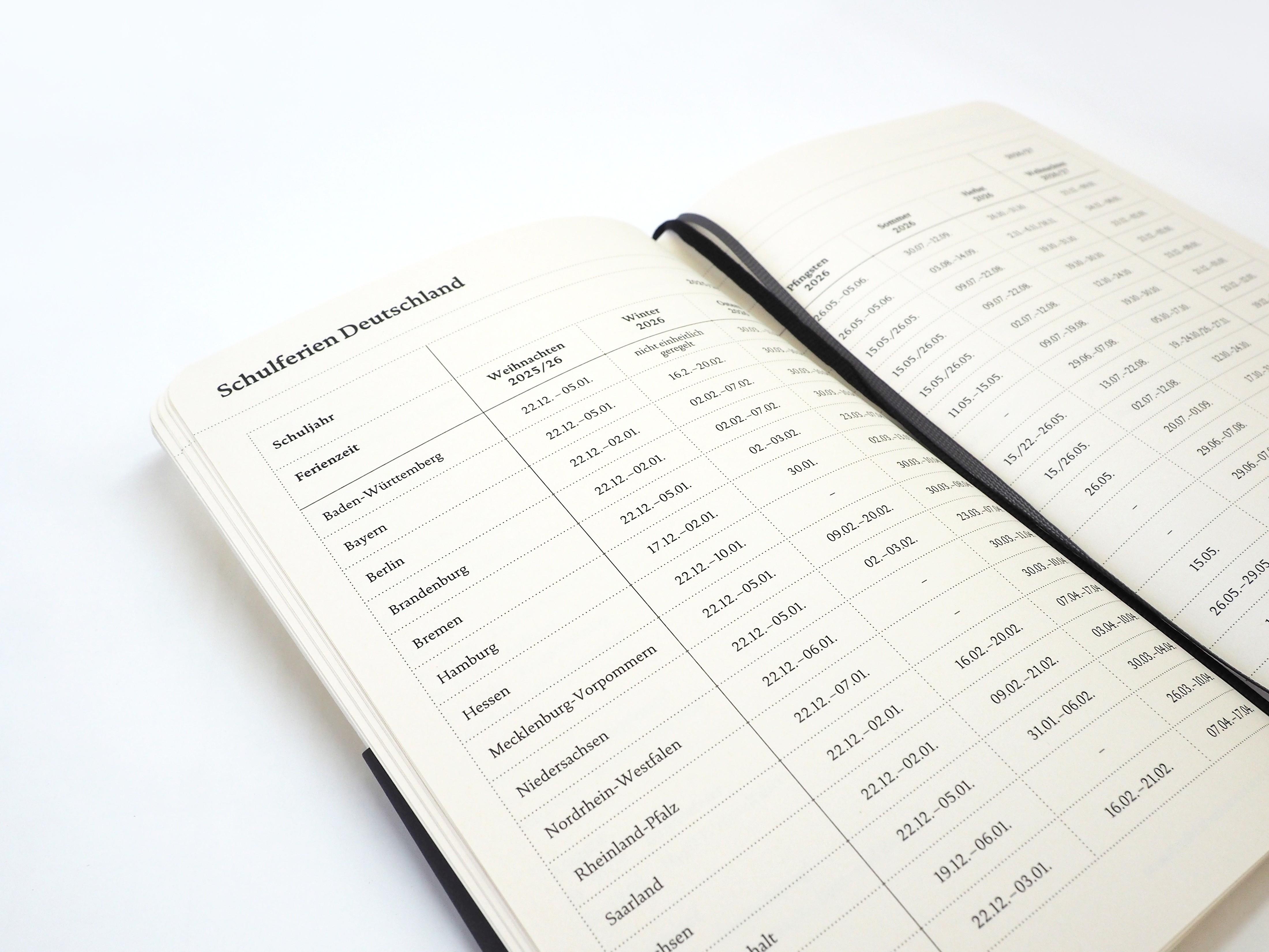 Beispielinhalt (Bild) Reclams literarischer Wochenkalender 2026