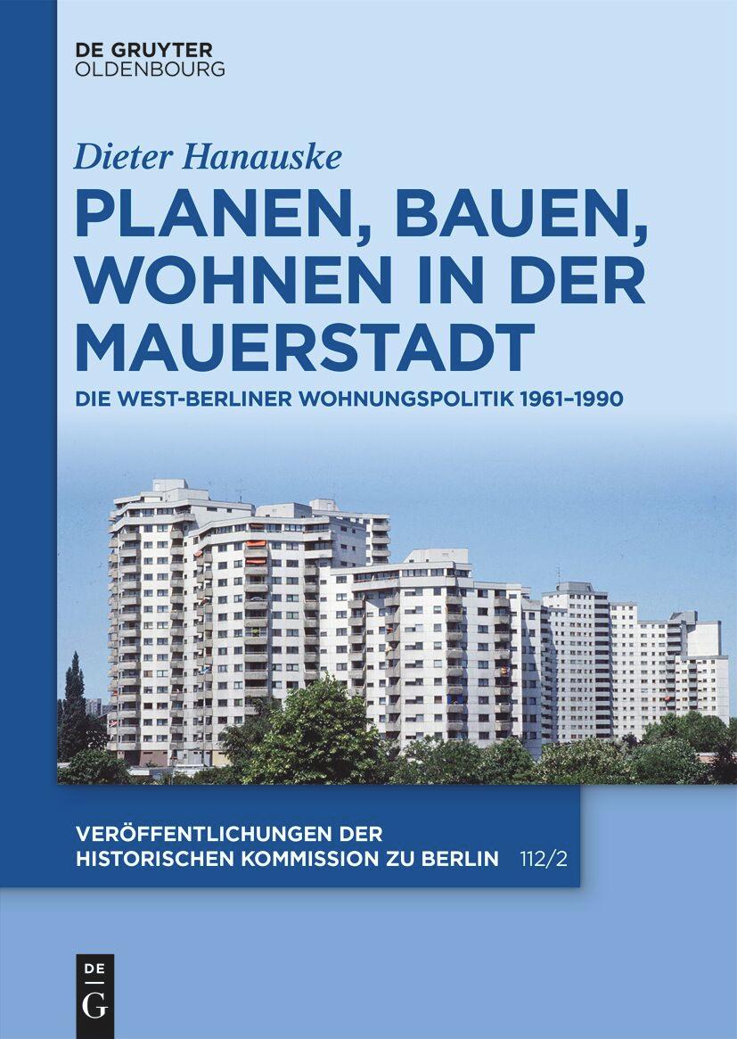 Vorderes Coverbild Planen, Bauen, Wohnen in der Mauerstadt