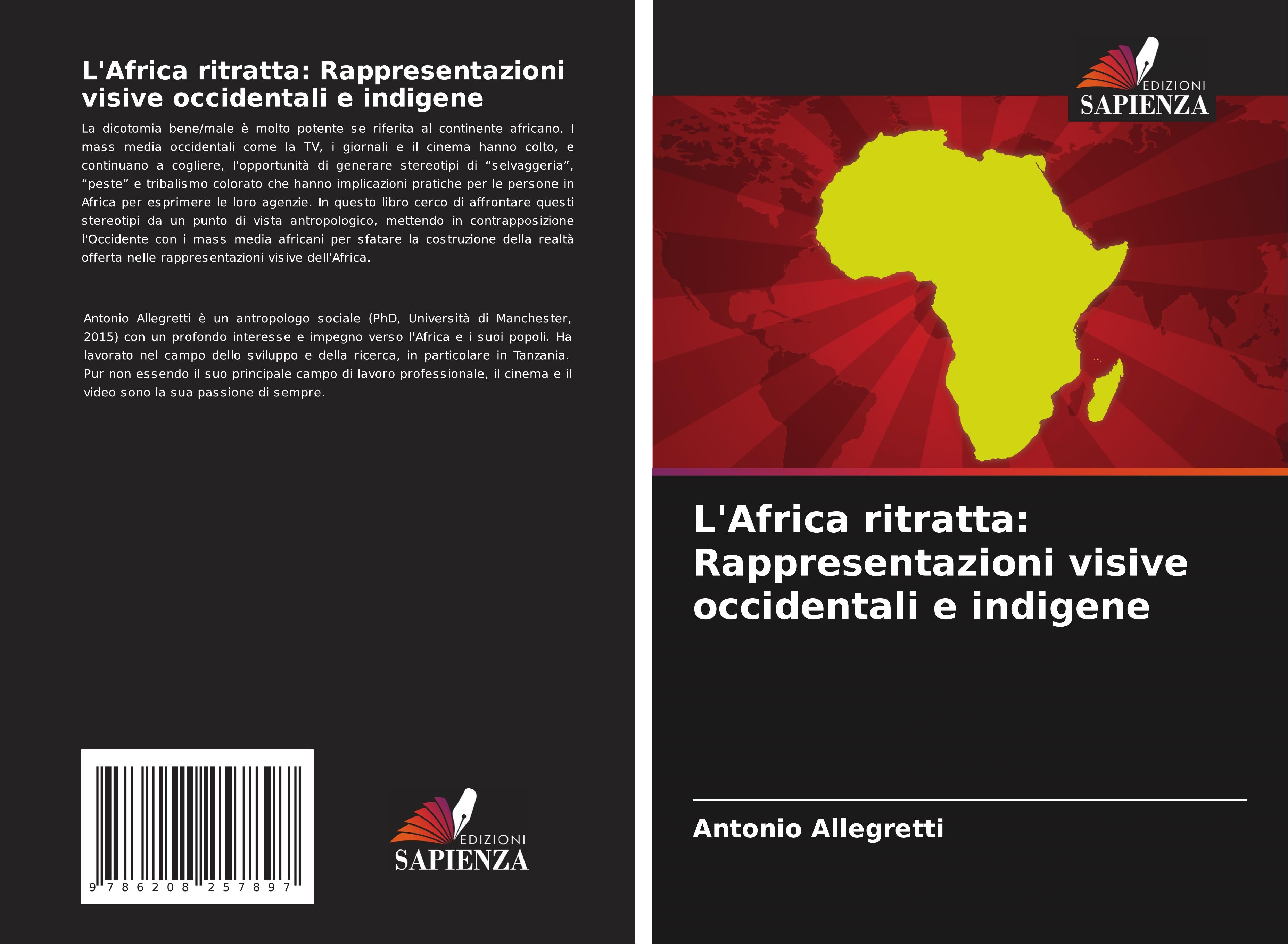 Vorderes Coverbild L'Africa ritratta: Rappresentazioni visive occidentali e indigene