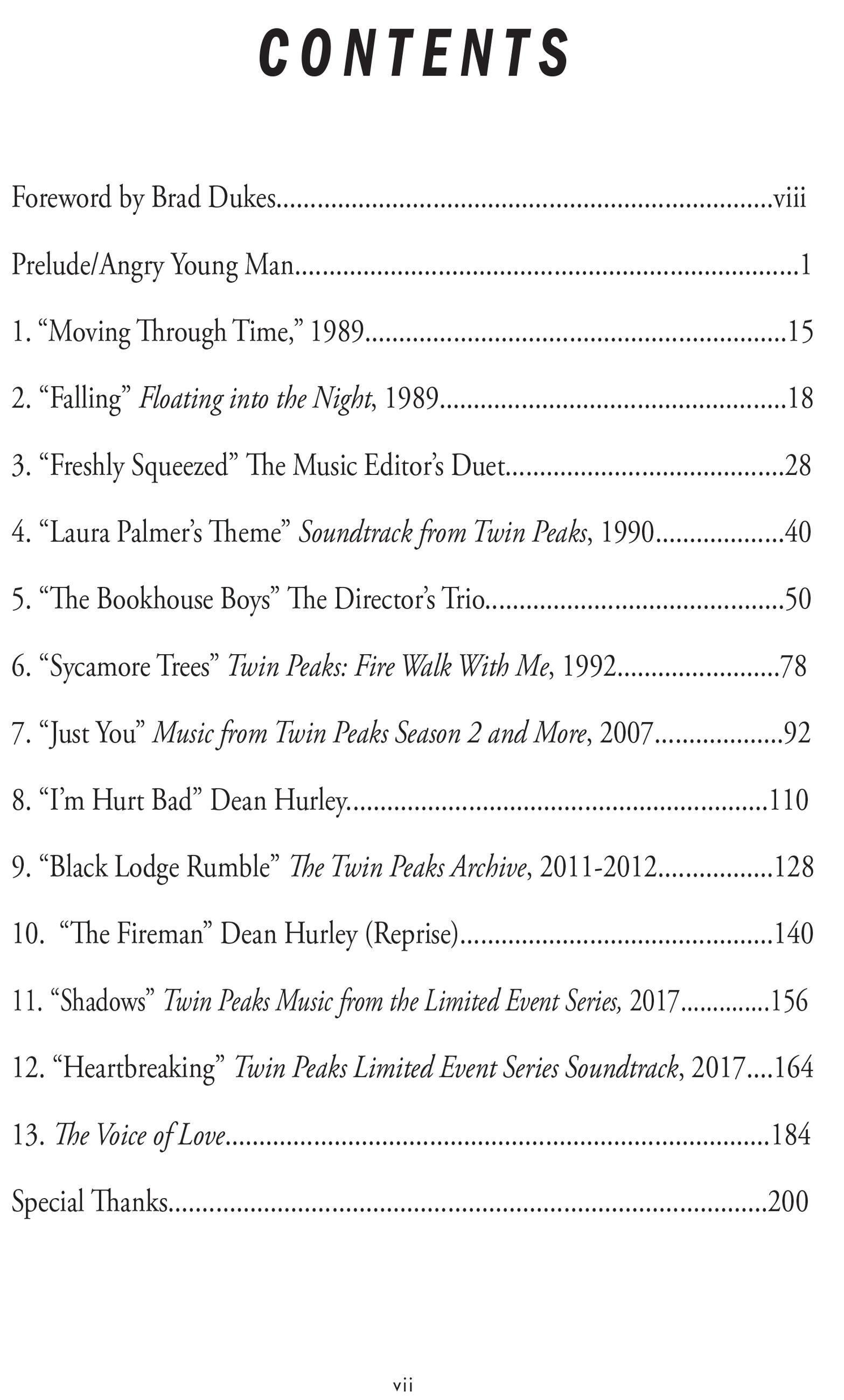 Beispielinhalt (Bild) Always Music in the Air the Sounds of Twin Peaks