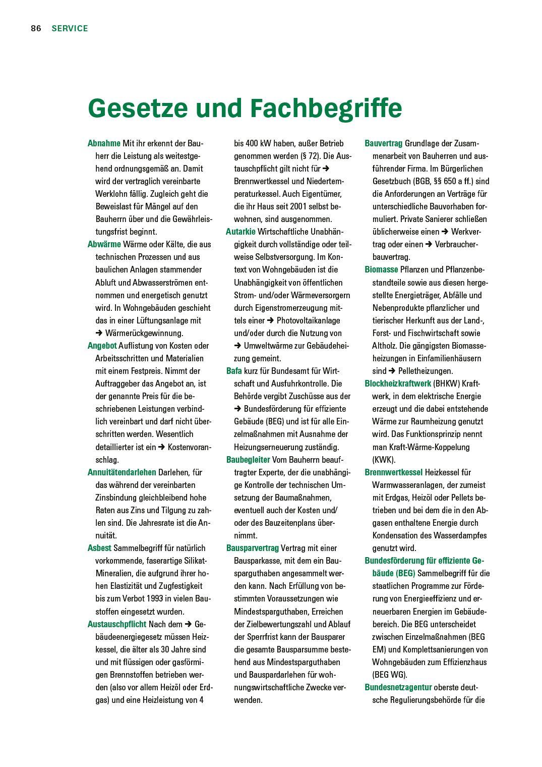 Beispielinhalt (Bild) Das Sanierungs-Set