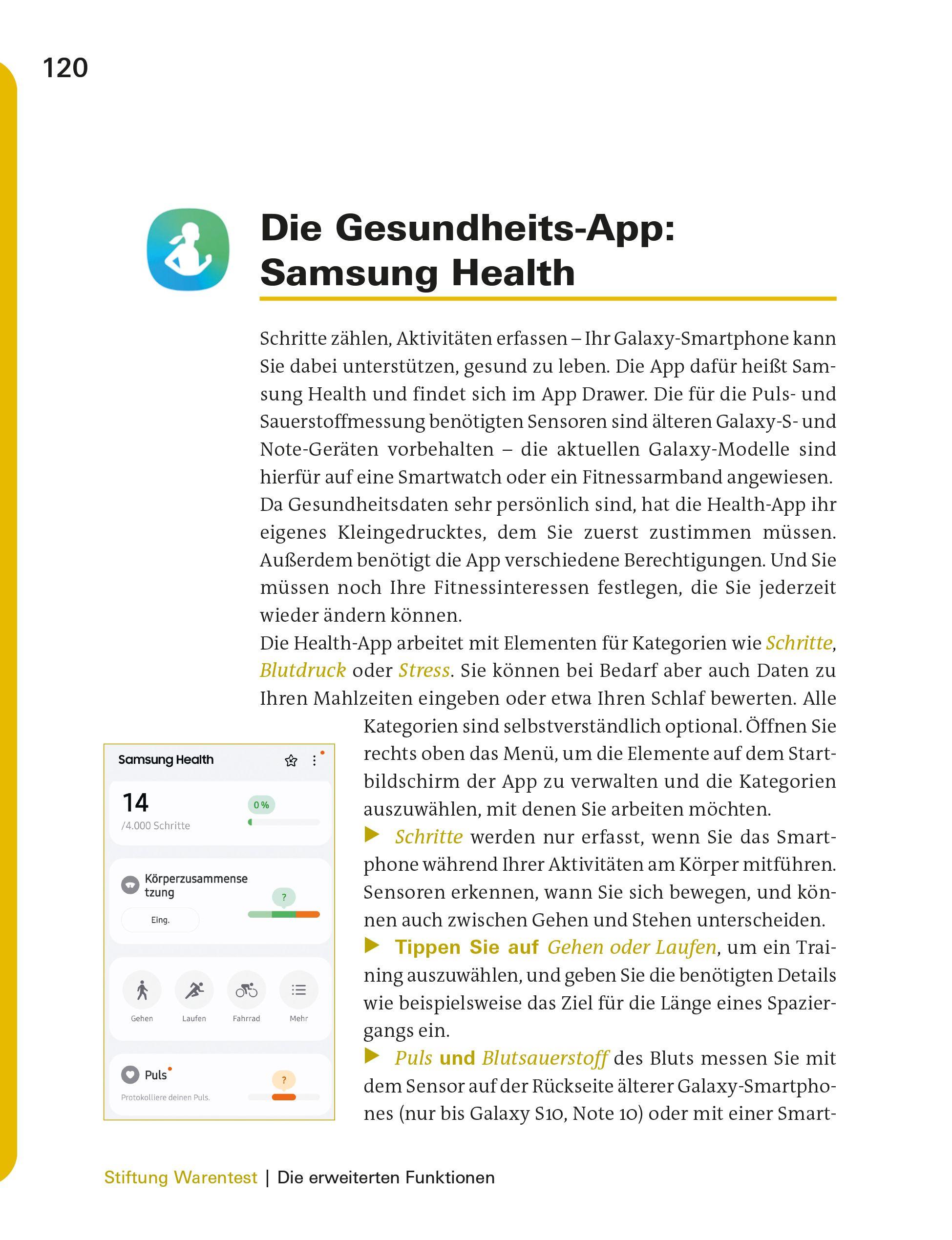 Beispielinhalt (Bild) Samsung Galaxy