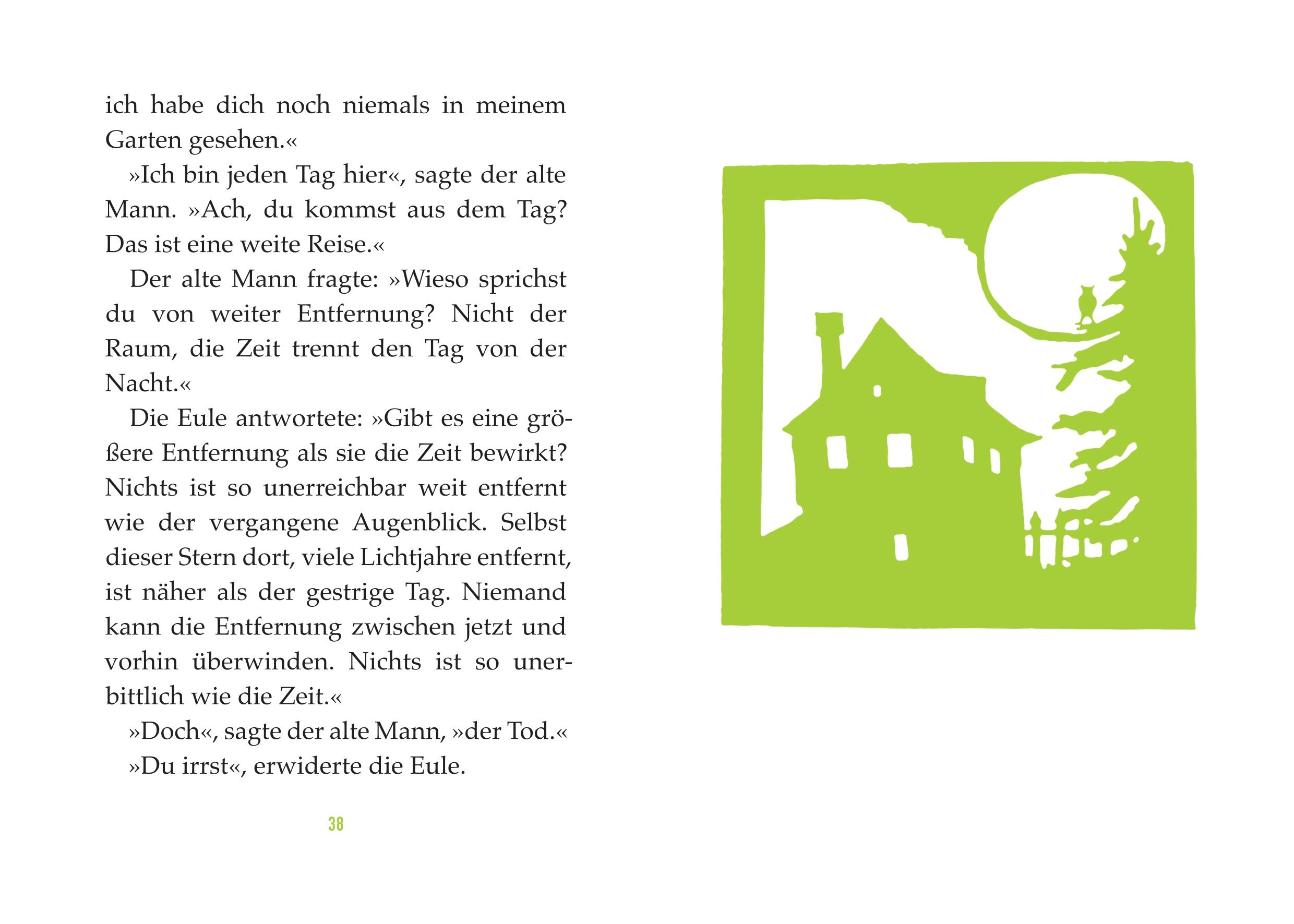 Beispielinhalt (Bild) Der Abend der Raupen ist der Morgen der Schmetterlinge