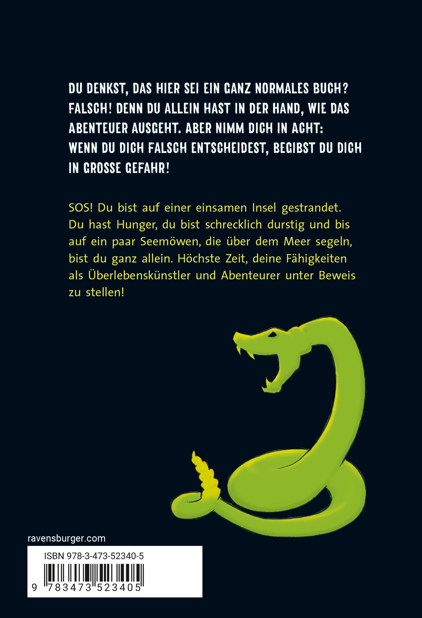 Rückseitencover Die Insel der 1000 Gefahren
