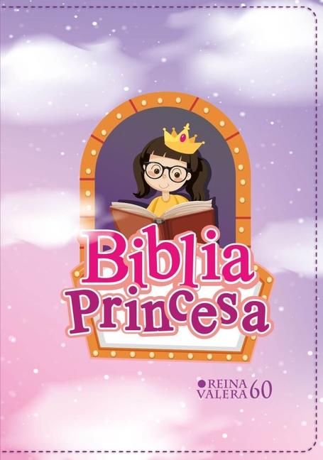 Vorderes Coverbild Biblia Rvr 1960 Bolsillo Para Niñas Princesa Vinilo Con Cierre (Bible Rvr 1960 Pocket Size Princess Vinyl with Zipper (Spanish Edition)