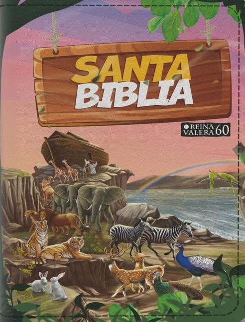 Vorderes Coverbild Biblia Rvr 1960 Compacta Para Niños Vinilo Con Cierre (Bible Rvr 1960 Compact Size Boys Vinyl with Zipper (Spanish Edition)