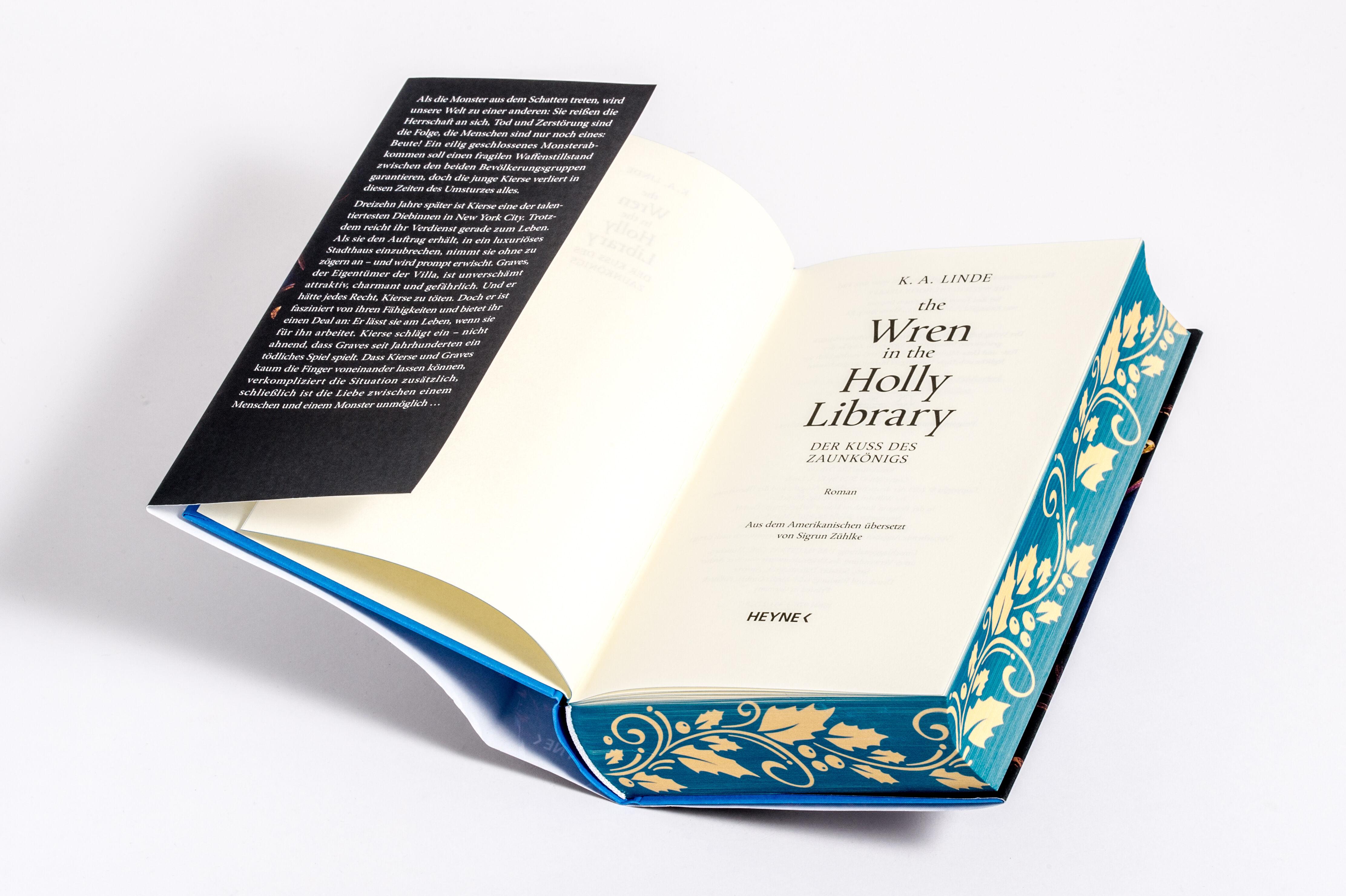 Beispielinhalt (Bild) The Wren in the Holly Library  - Der Kuss des Zaunkönigs