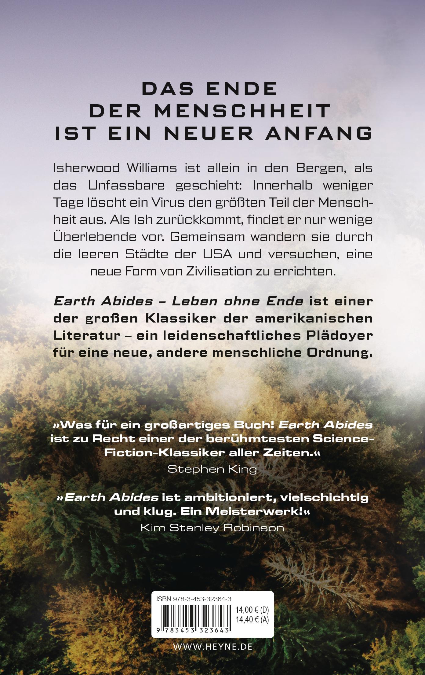 Beispielinhalt (Bild) Earth Abides - Leben ohne Ende