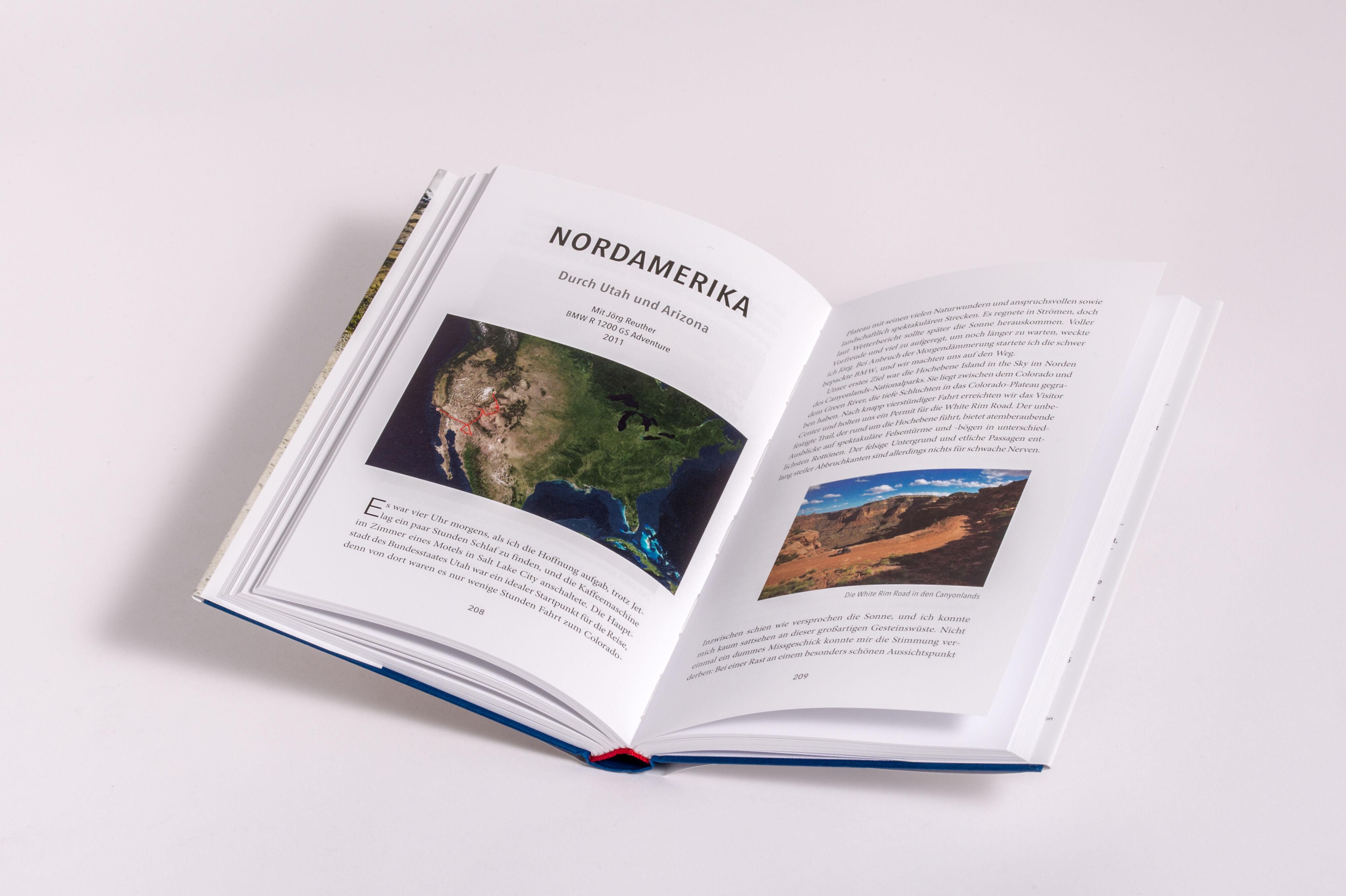 Beispielinhalt (Bild) Auf zwei Rädern um die Welt