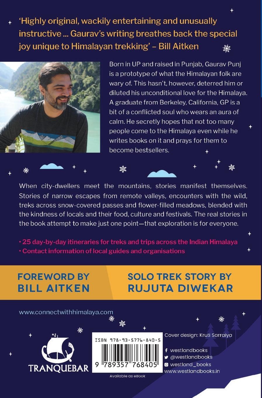 Rückseitencover The Land of Moonlit Snows & Other Real Travel Stories from the Indian Himalaya