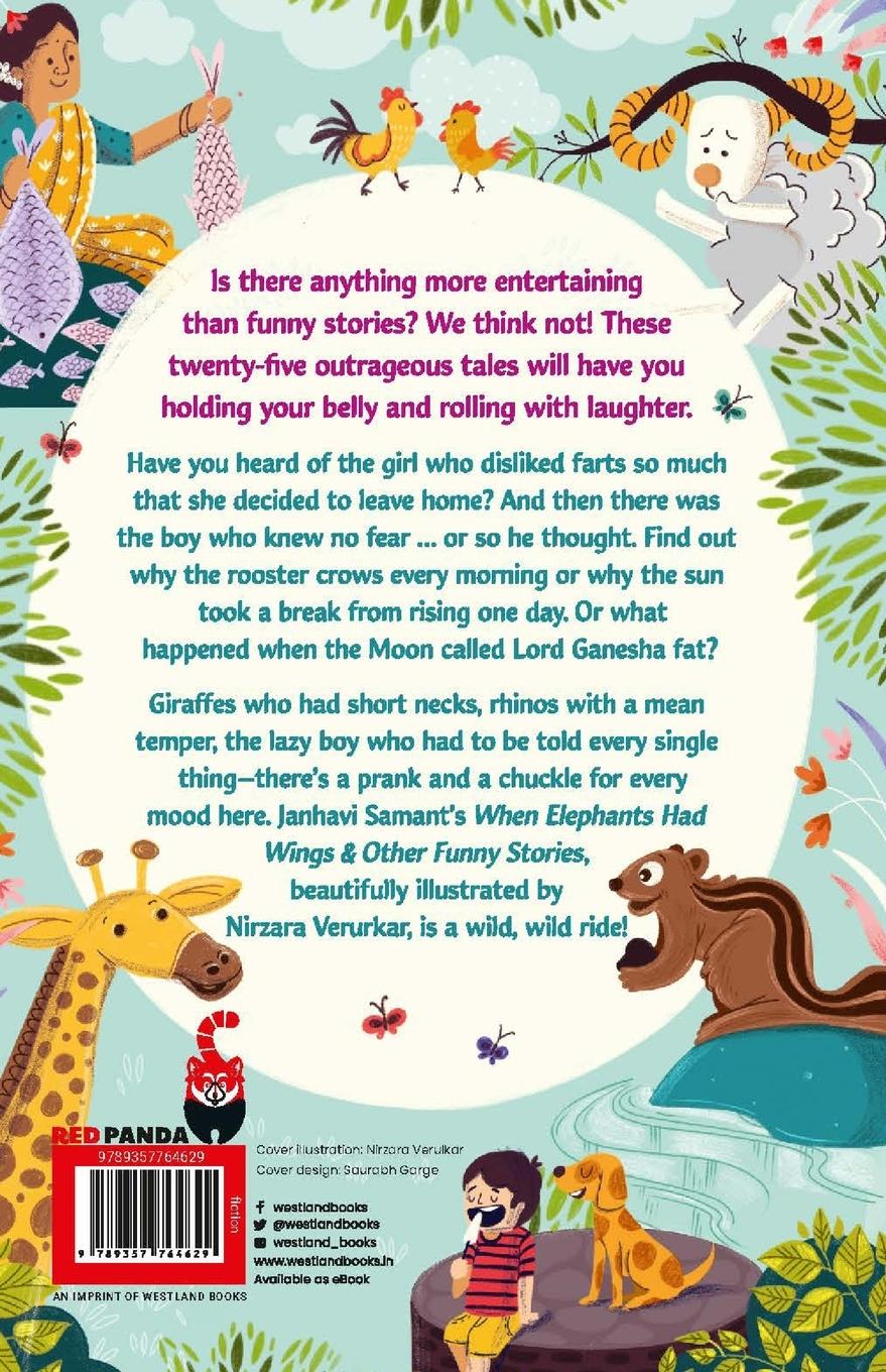 Rückseitencover When Elephants Had Wings & Other Funny Stories