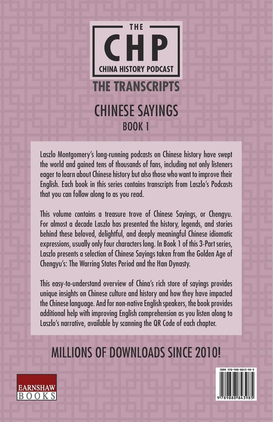 Rückseitencover Chinese Sayings Book 1