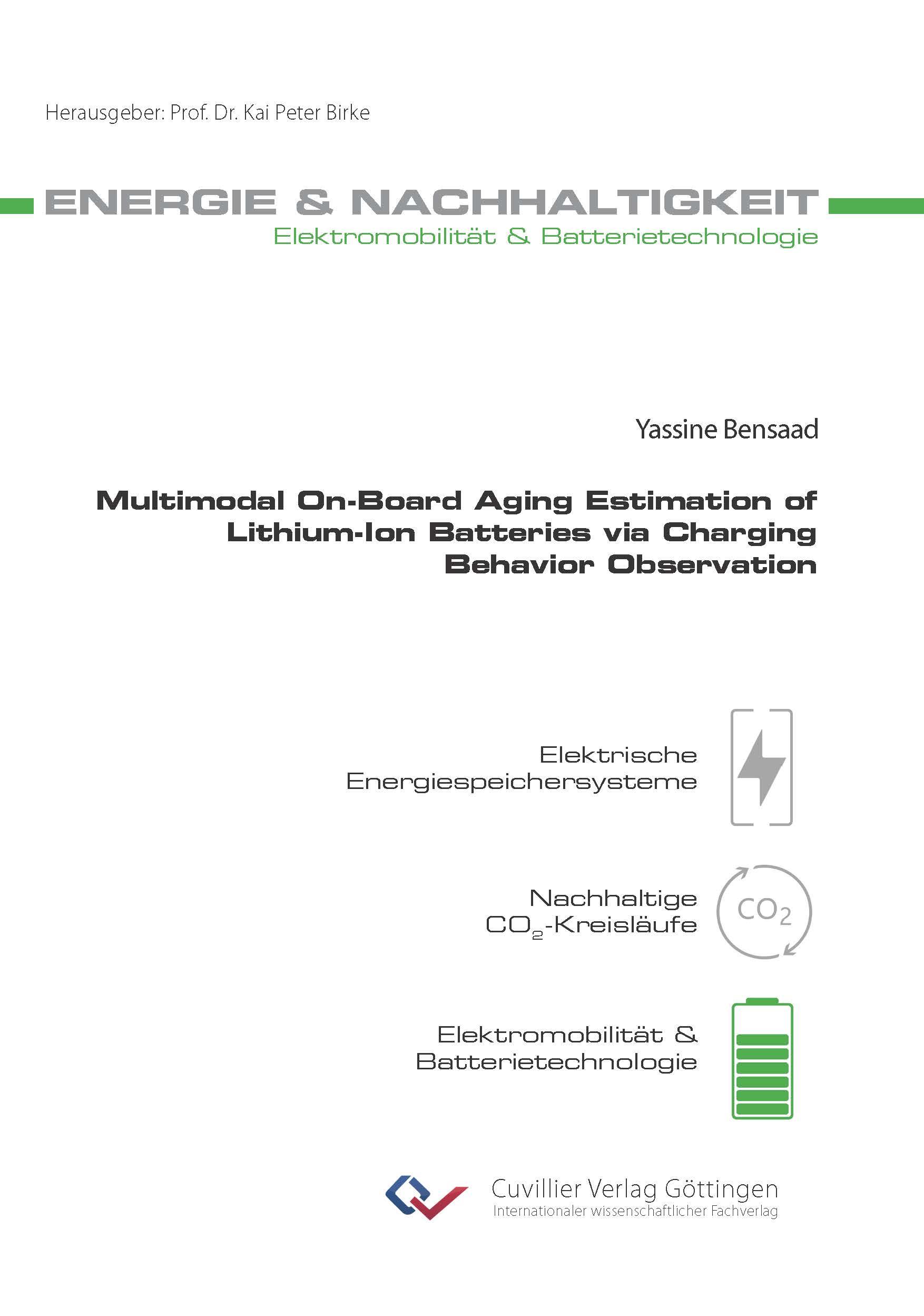 Vorderes Coverbild Multimodal On-Board Aging Estimation of Lithium-Ion Batteries via Charging Behavior Observation