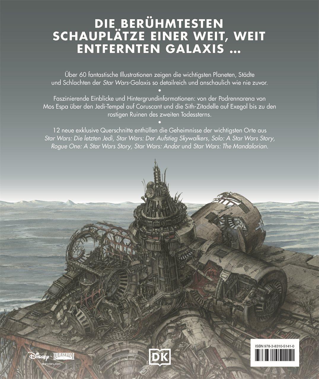 Rückseitencover Star Wars(TM) Schauplätze und Planeten