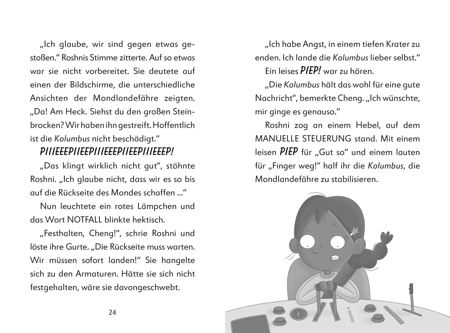 Beispielinhalt (Bild) Ein Fall für die Forscher-Kids 9. Mission Mondrover