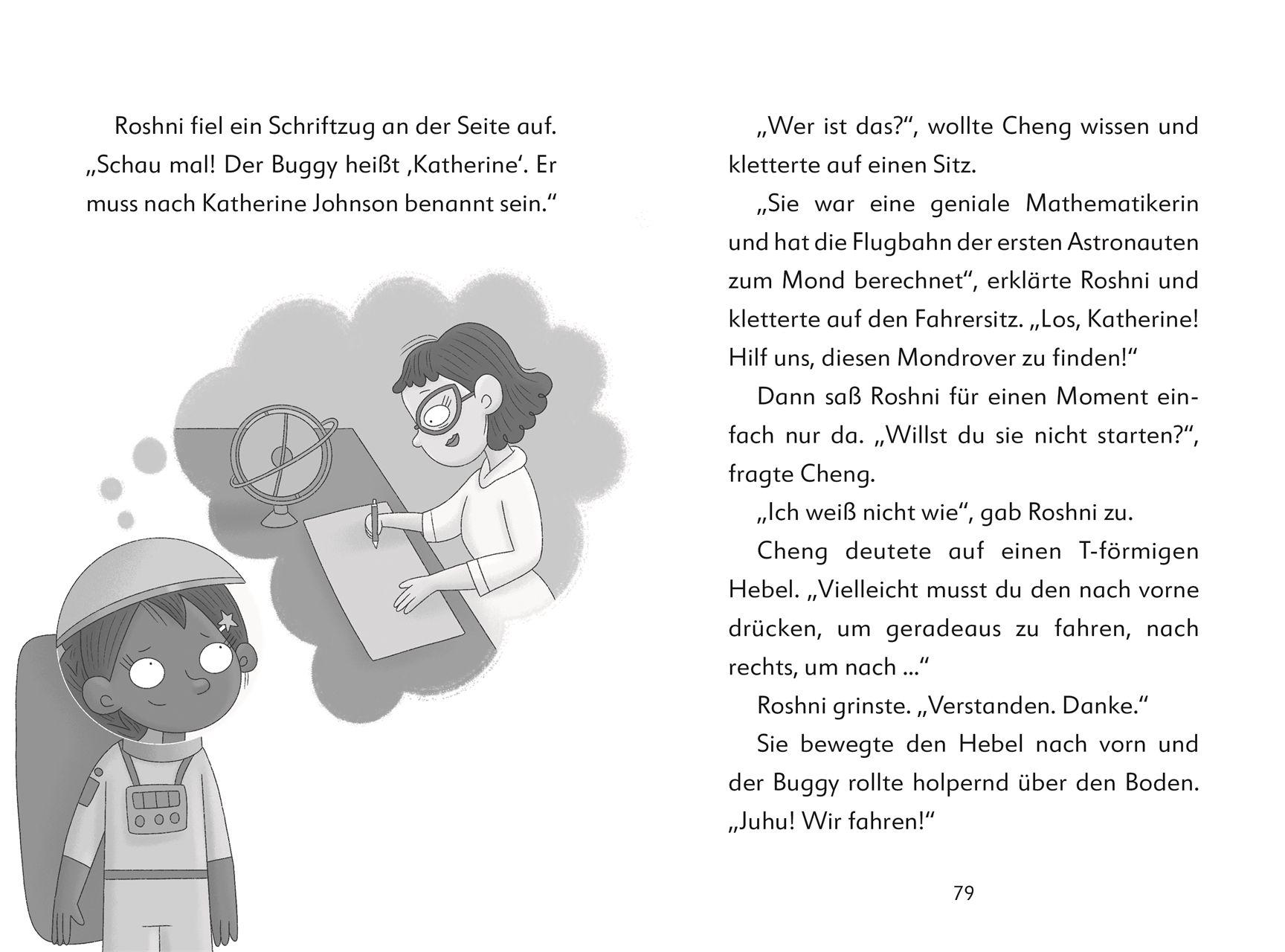 Beispielinhalt (Bild) Ein Fall für die Forscher-Kids 9. Mission Mondrover