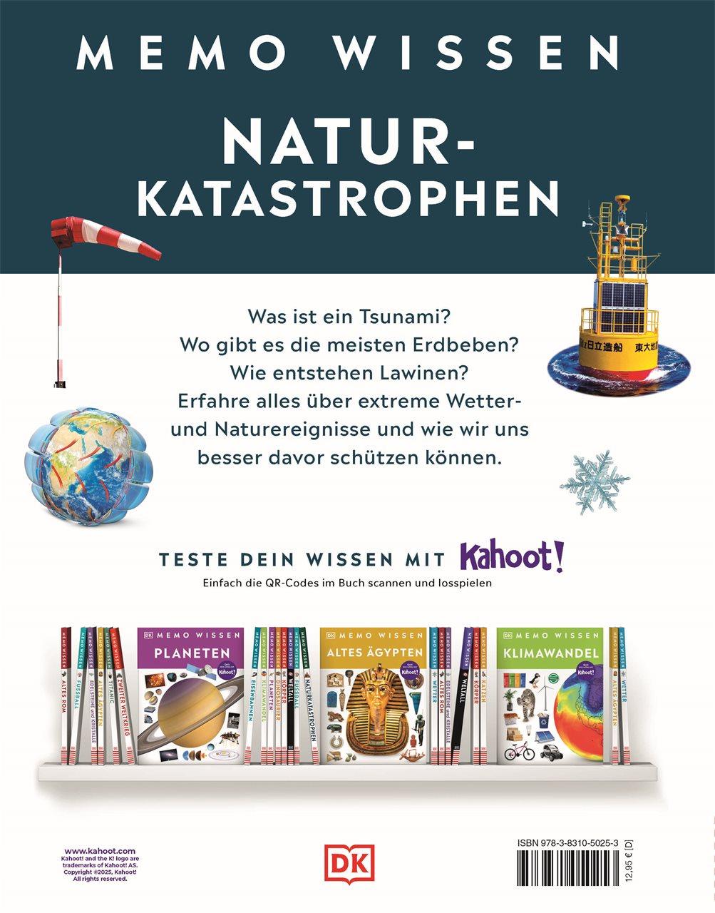 Rückseitencover memo Wissen. Naturkatastrophen