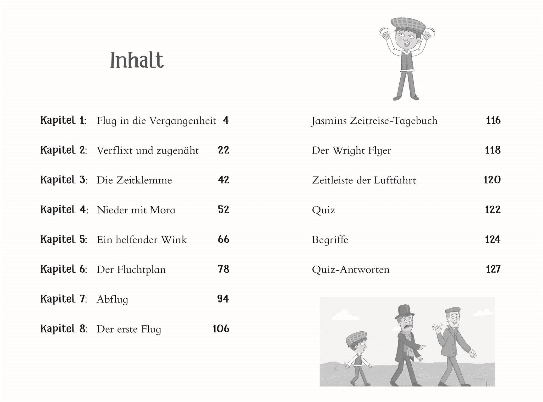 Beispielinhalt (Bild) Die Zeit-Agenten 1. Das Propeller-Dilemma