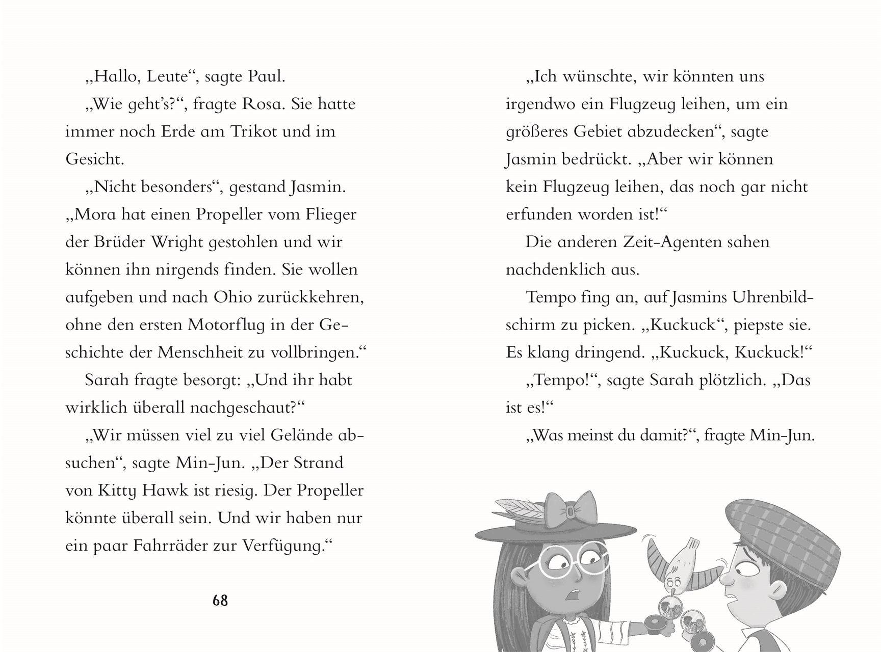 Beispielinhalt (Bild) Die Zeit-Agenten 1. Das Propeller-Dilemma