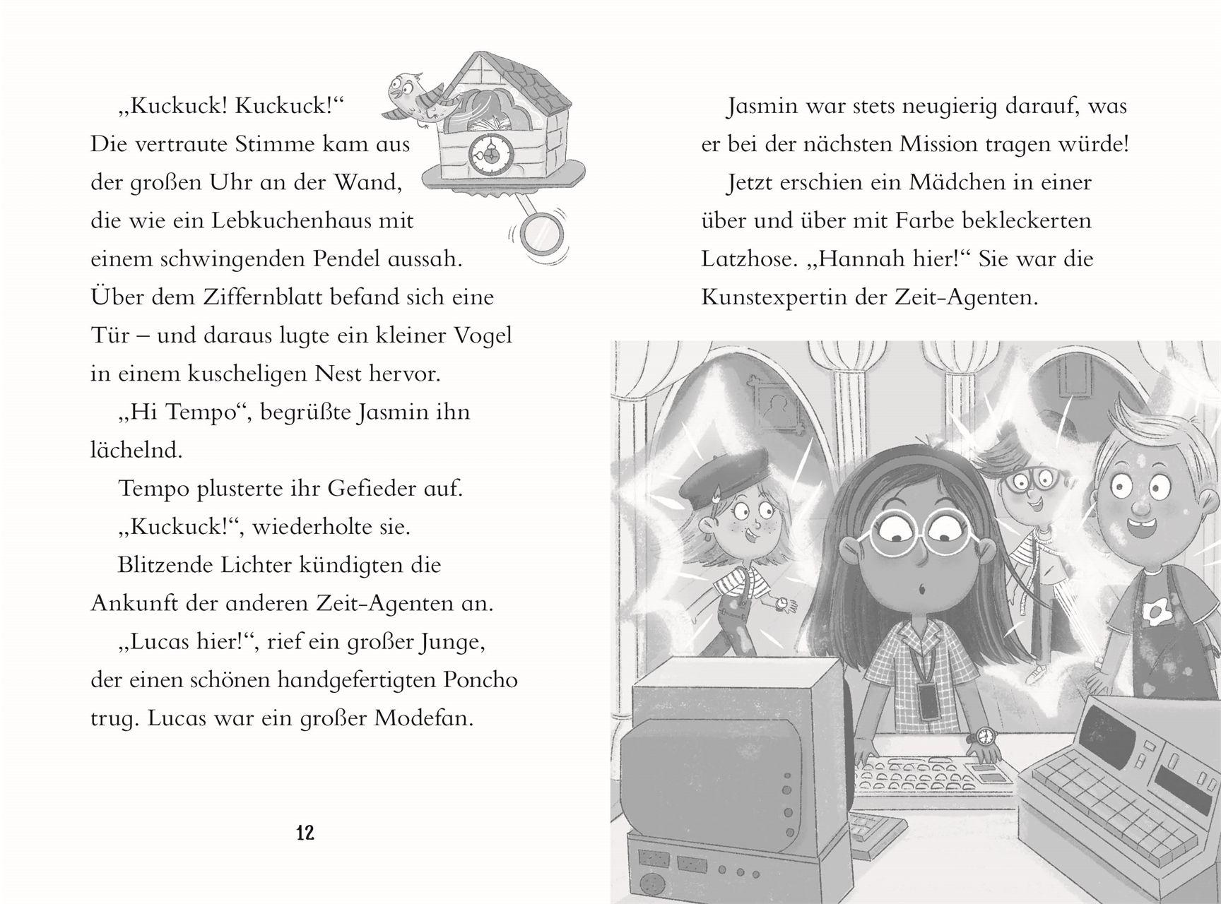 Beispielinhalt (Bild) Die Zeit-Agenten 1. Das Propeller-Dilemma