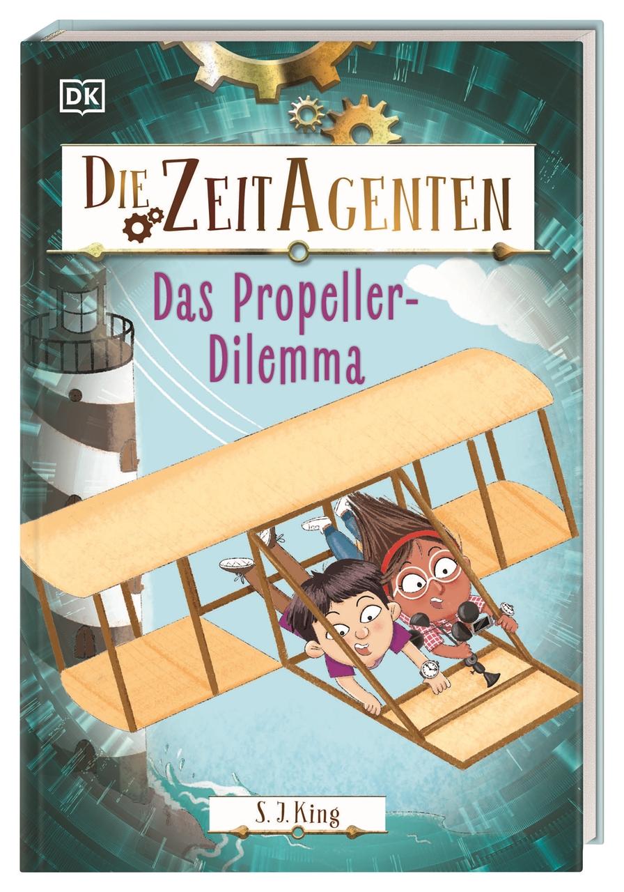 Vorderes Coverbild Die Zeit-Agenten 1. Das Propeller-Dilemma