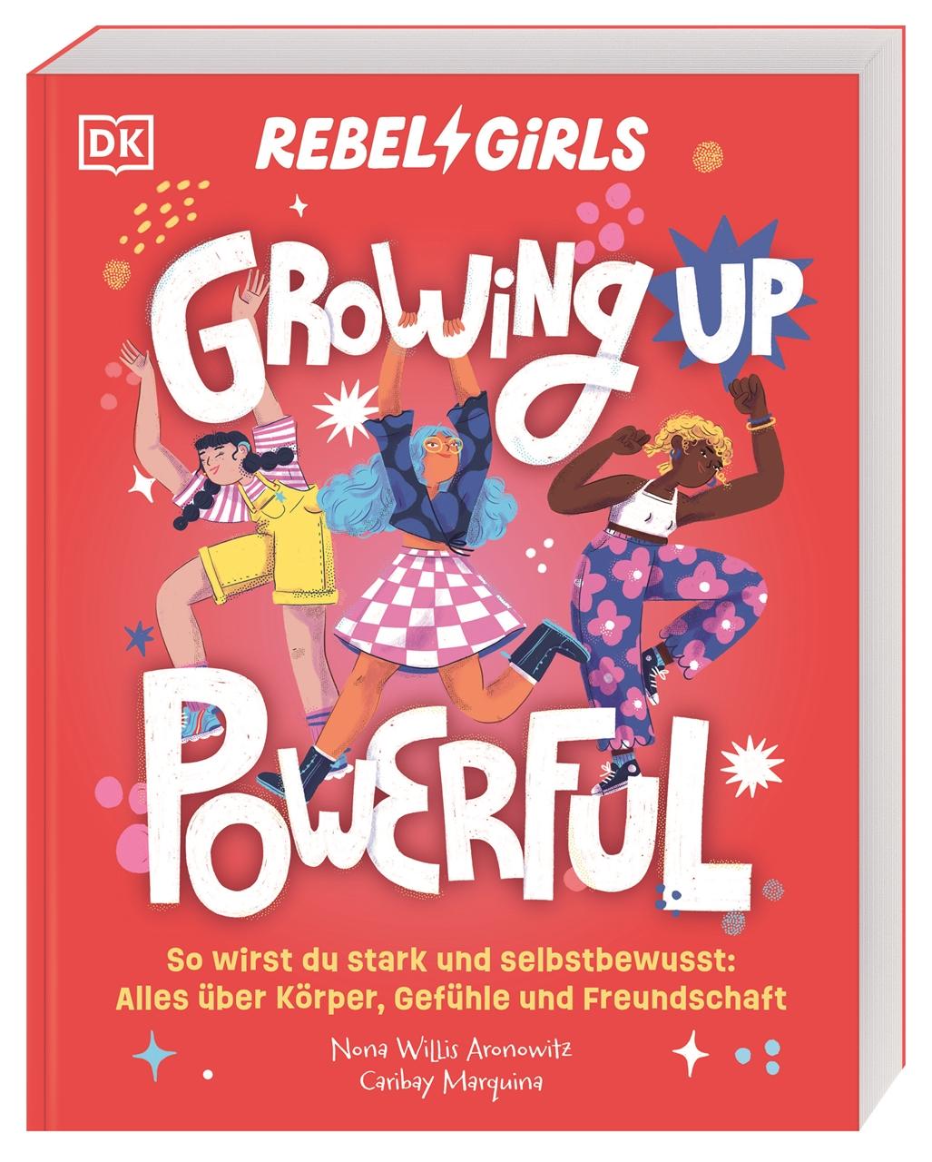 Vorderes Coverbild Rebel Girls - das Original. Growing up powerful