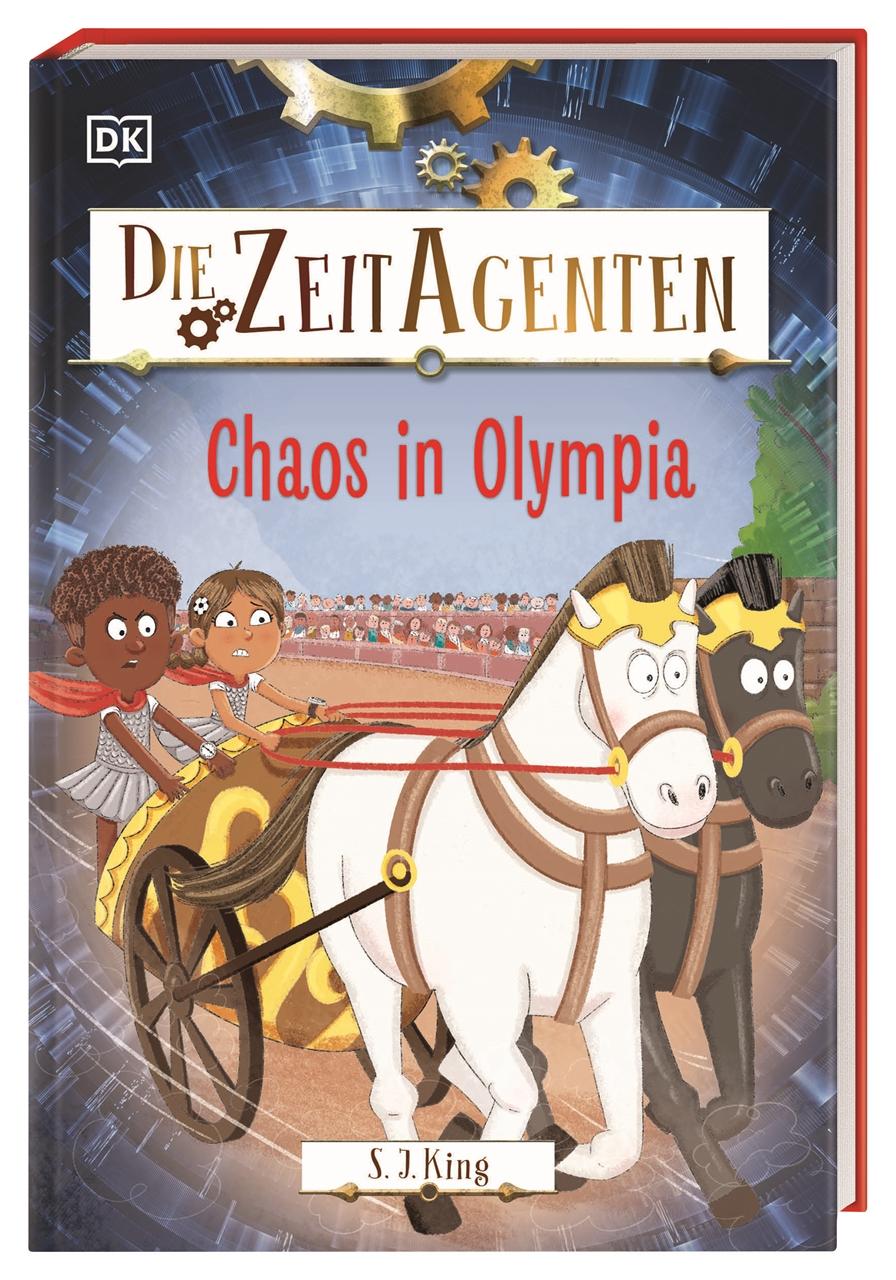 Vorderes Coverbild Die Zeit-Agenten 2. Chaos in Olympia