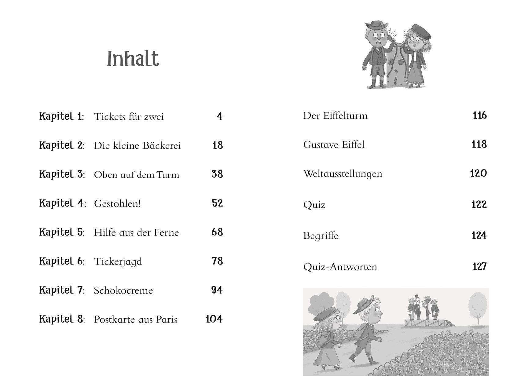 Beispielinhalt (Bild) Die Zeit-Agenten 3. Jagd um den Eiffelturm